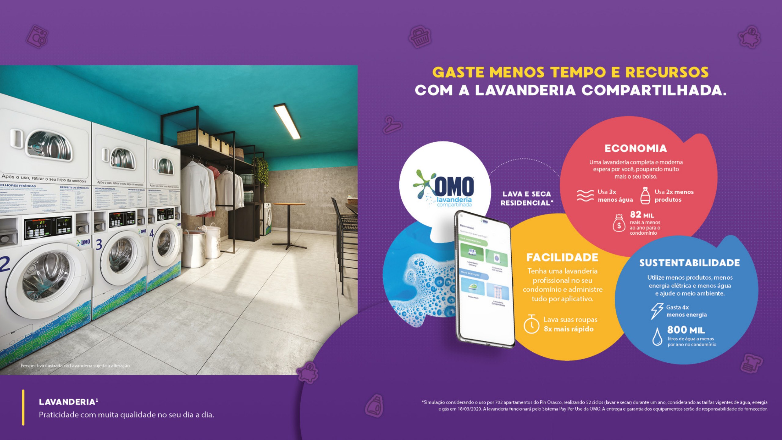 Lavanderia — PiN Osasco Residencial Clube