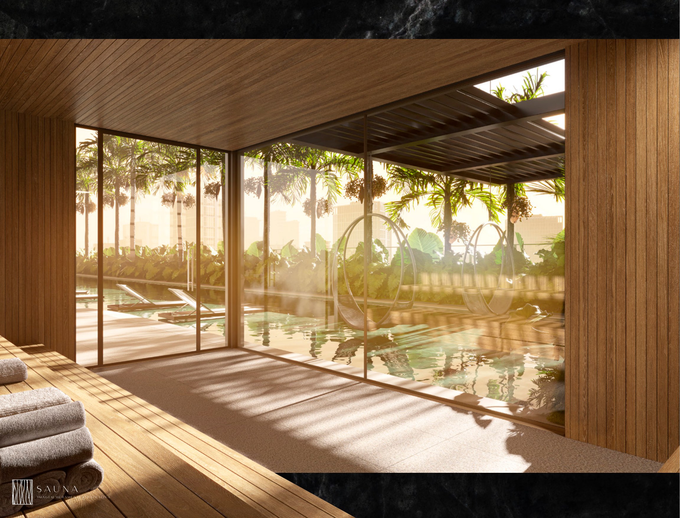 Sauna — Symmetry Residence