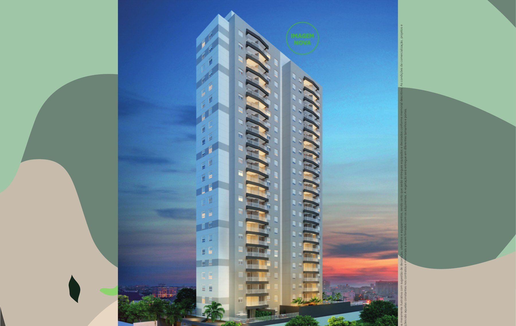 Fachada — vista noturna — Specialle Residencial Barueri