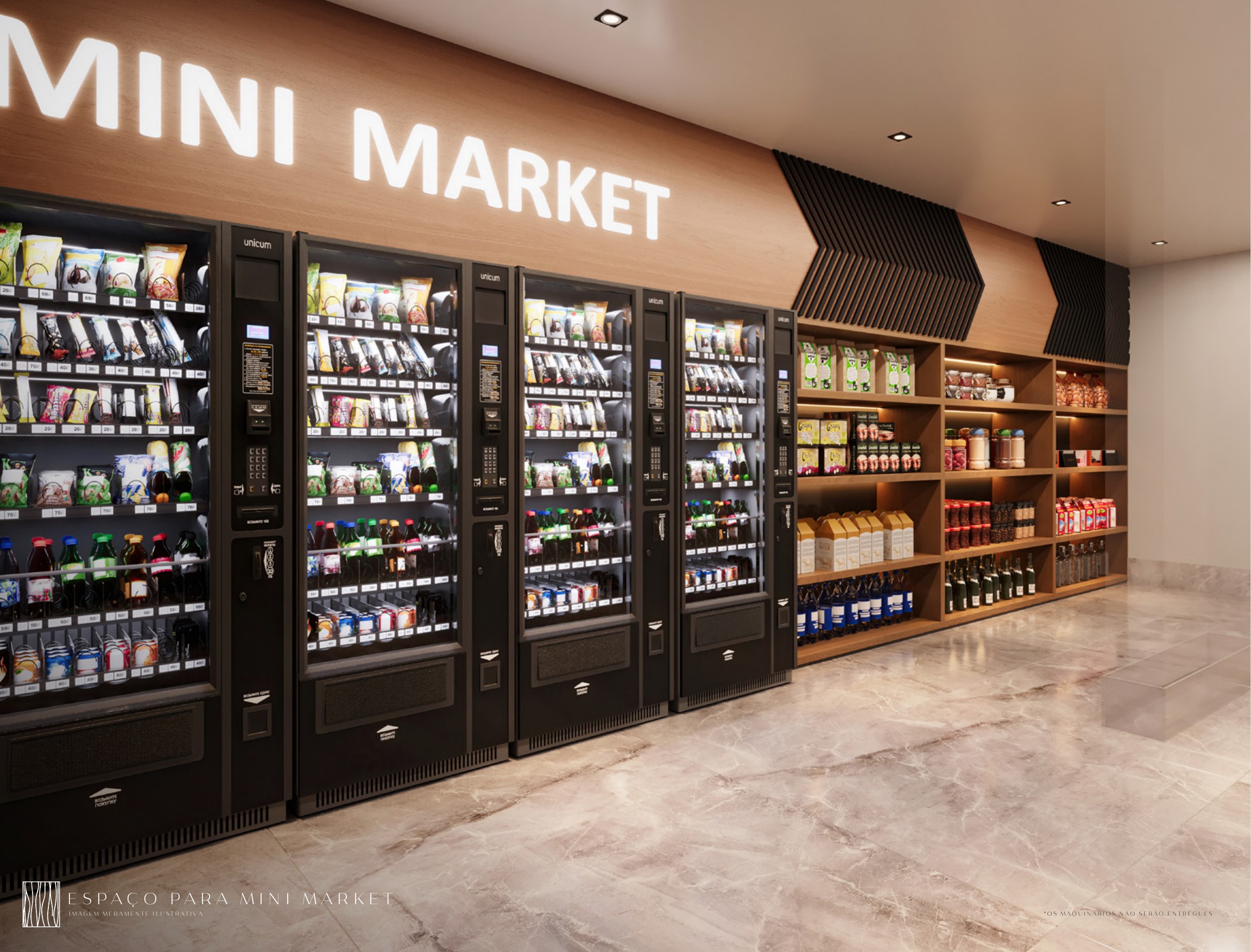 Espaço para mini market — Symmetry Residence