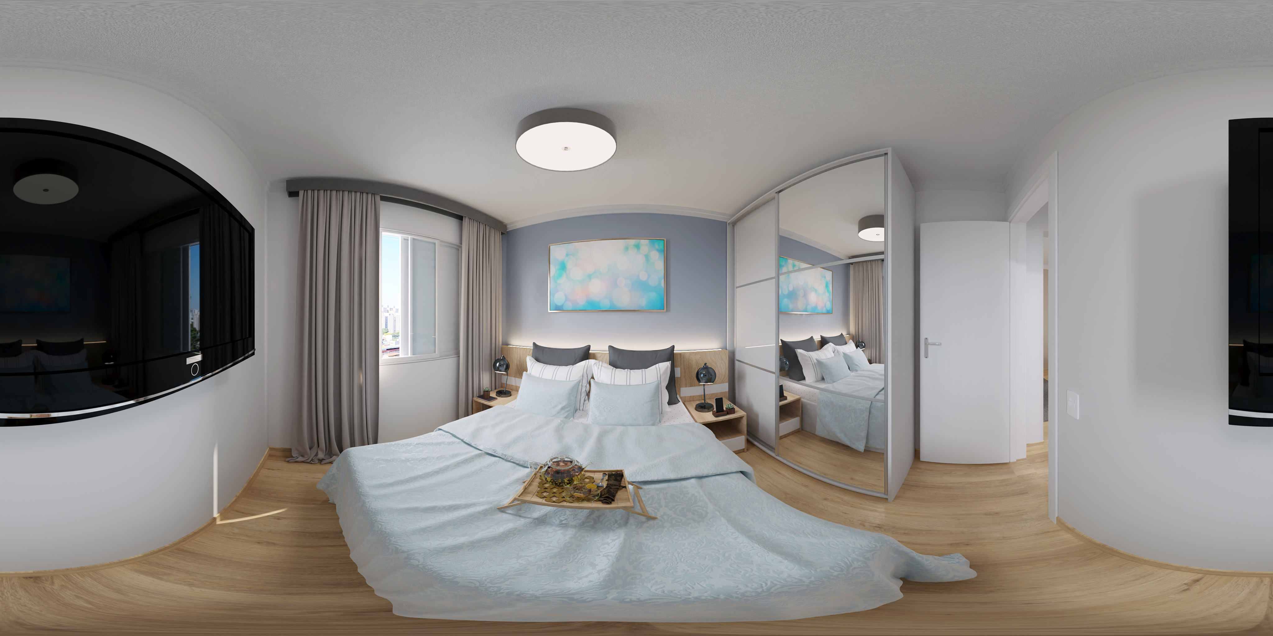 Apartamento A — vista 360° 10 — Advanced Taboão I