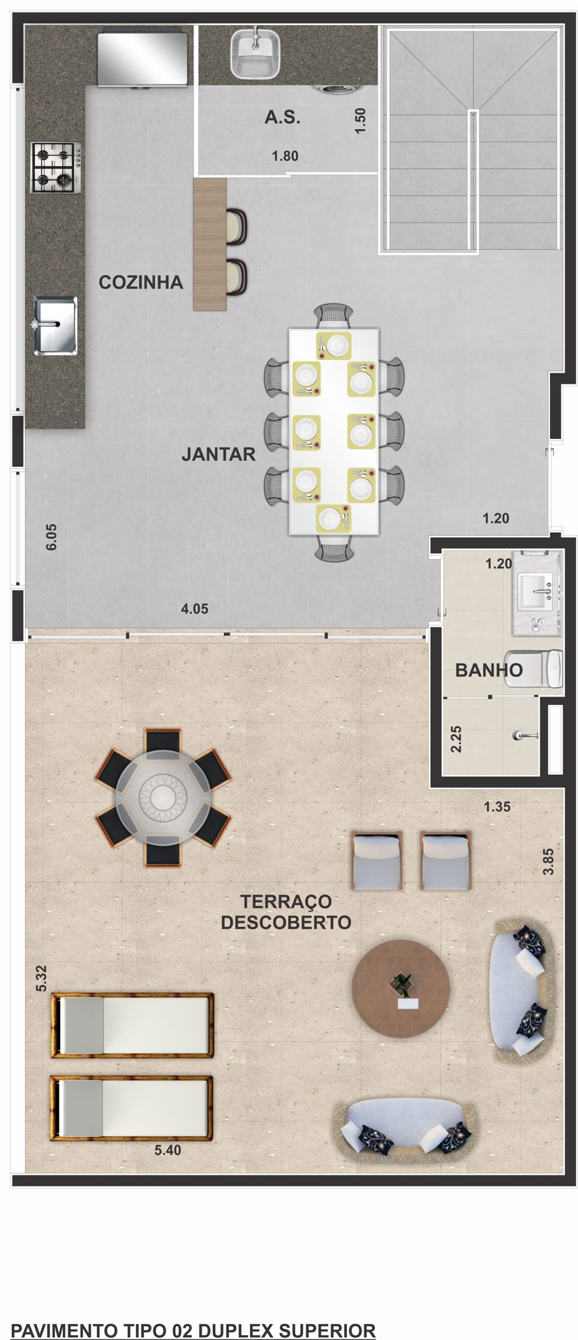 Planta de Planta 5 do Gran Parque