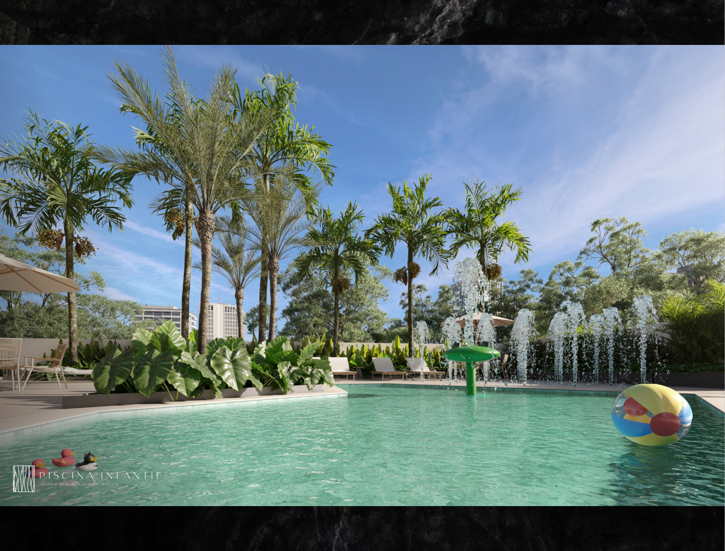 Piscina infantil — Symmetry Residence