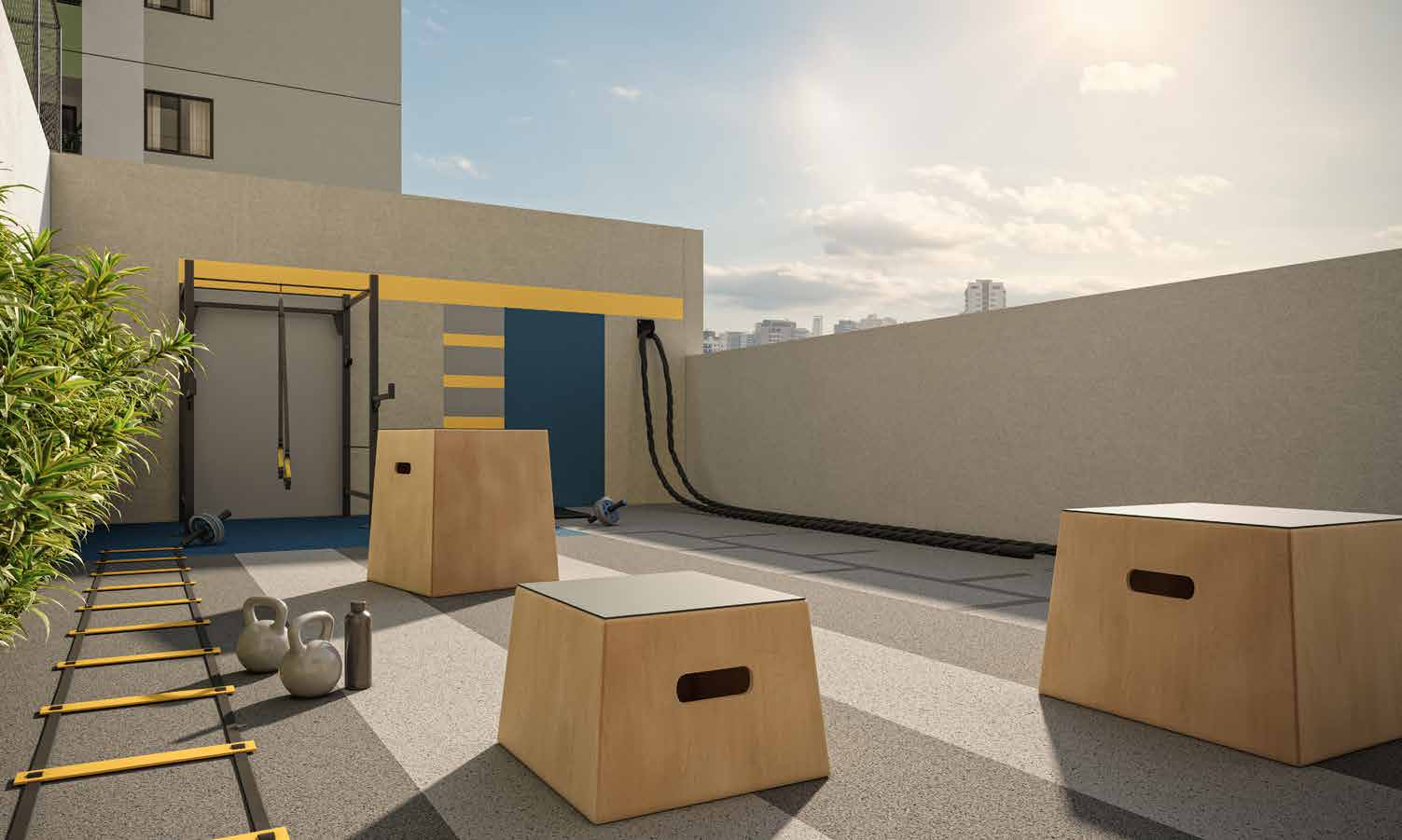 Fitness externo — Residencial Momi by BP8