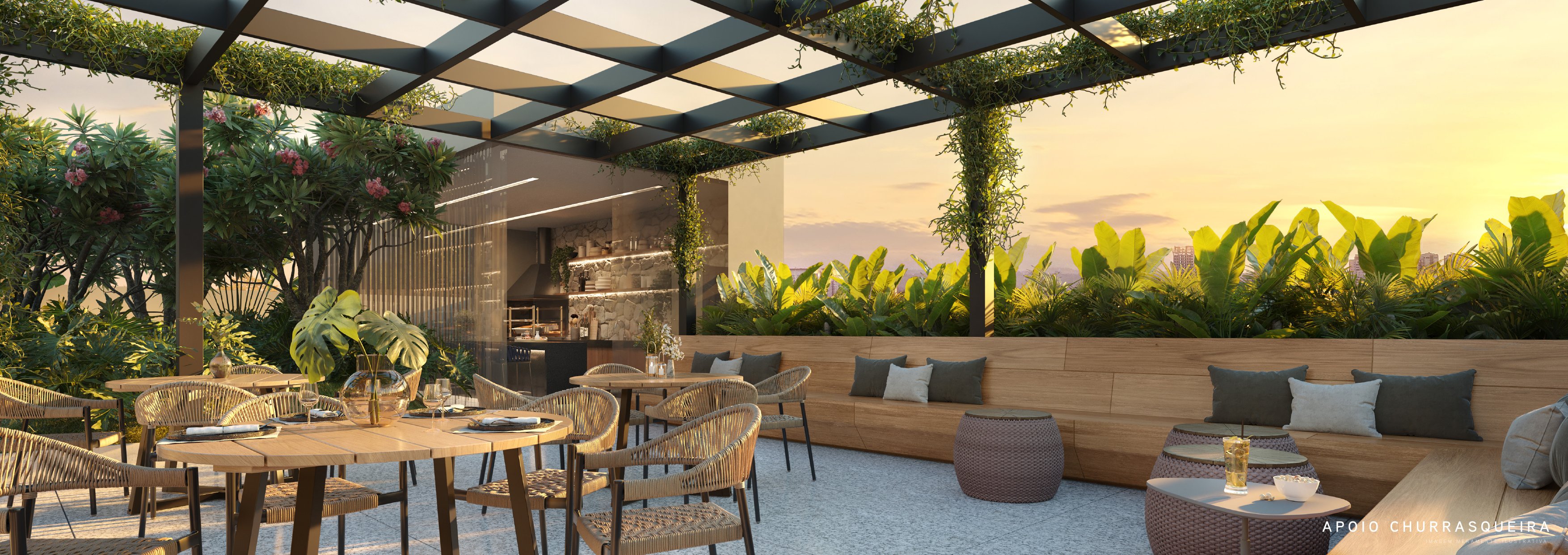 Apoio churrasqueira — Beyond Residence