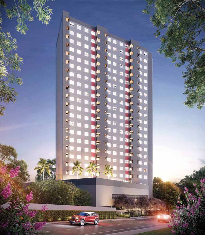 Fachada do Solar das Violetas Residencial Clube