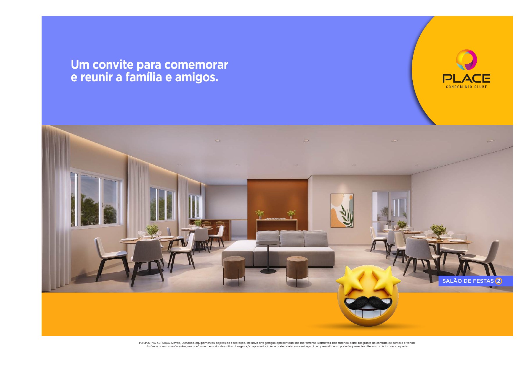 Salão de festas 2 — Place Condomínio Clube
