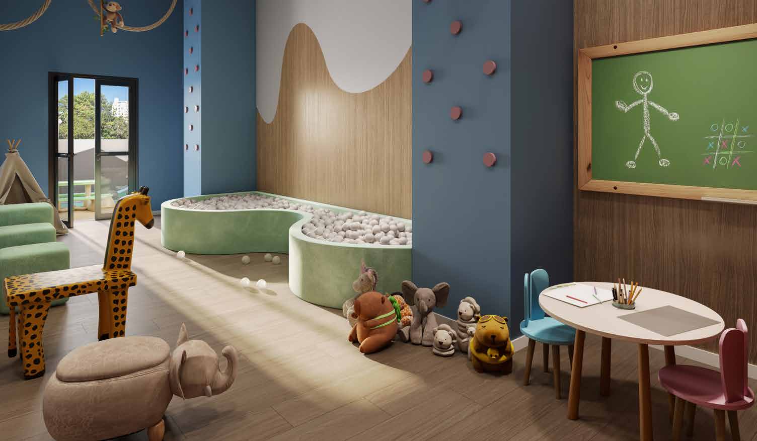 Brinquedoteca kids — Residencial Momi by BP8