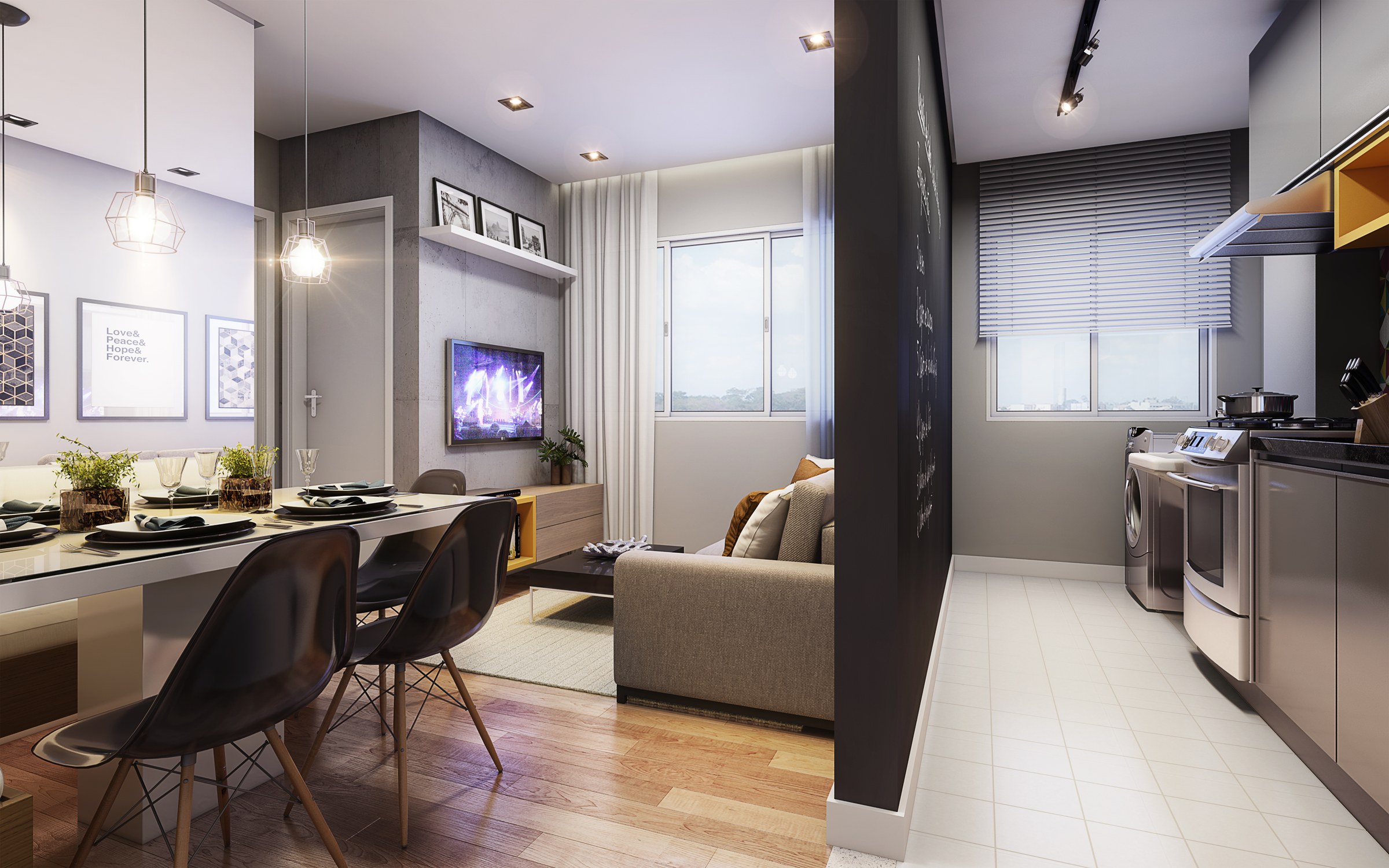 Quartier Living Final 1 Le3B2E — Condomínio Residencial Quartier