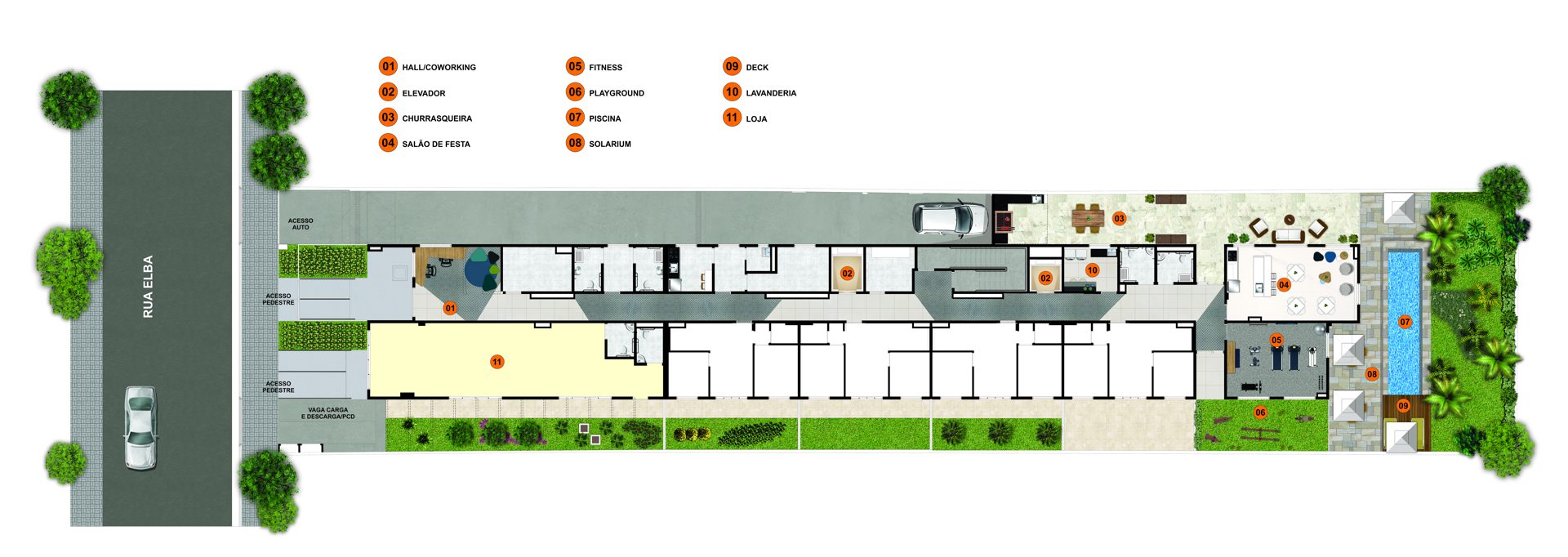 Planta de Implantação do Choice Ipiranga
