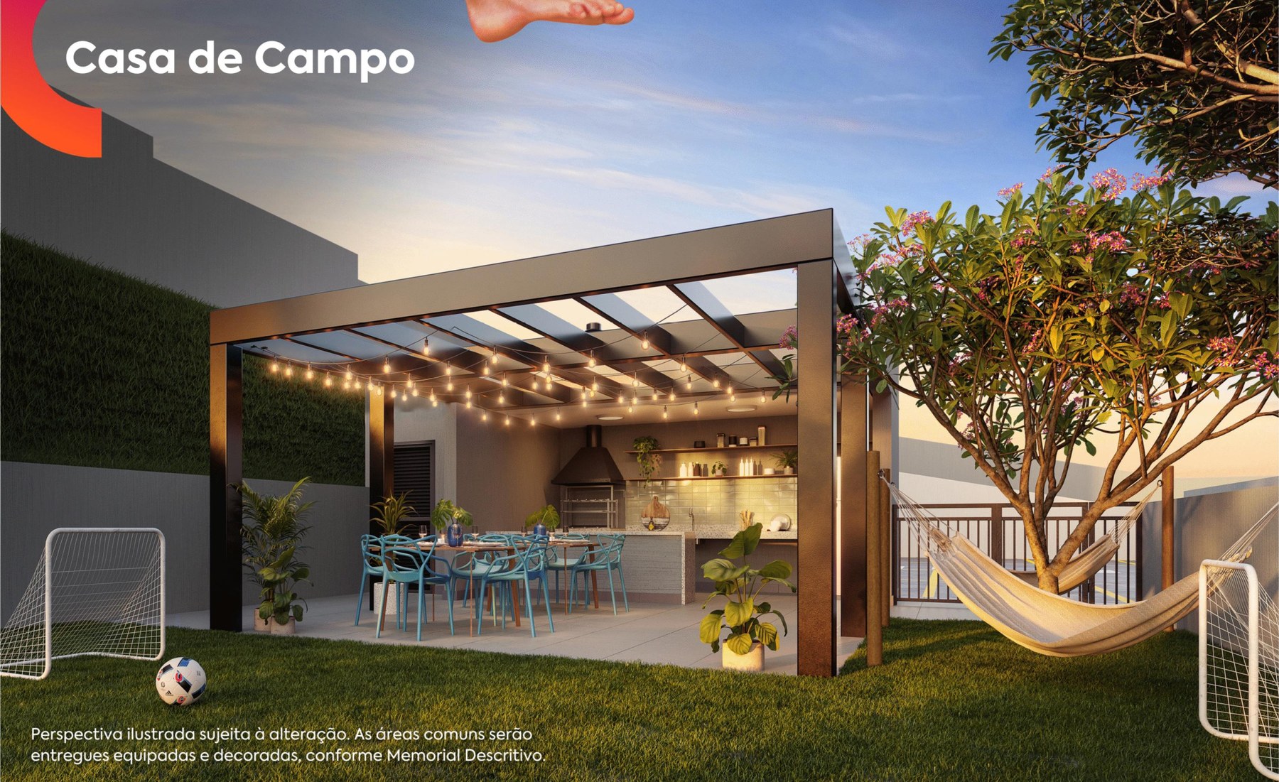 Casa de campo — Via Cocá