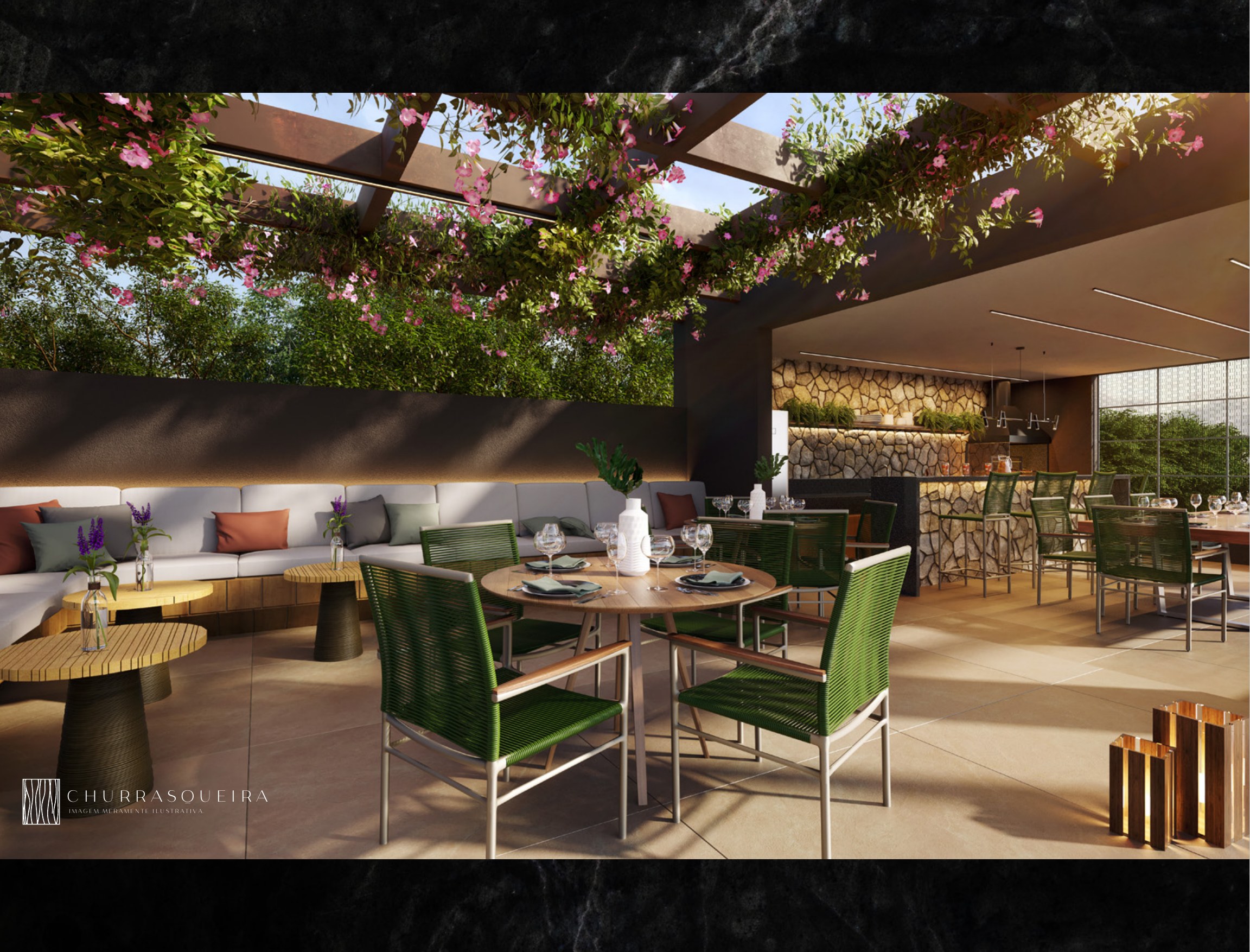 Churrasqueira — Symmetry Residence