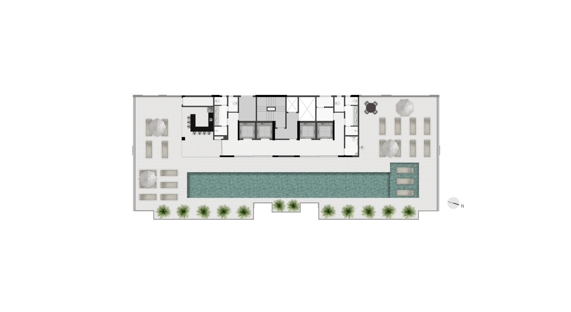 Planta de Br S 120 Implanta O Lazer Rooftop do Brás 120