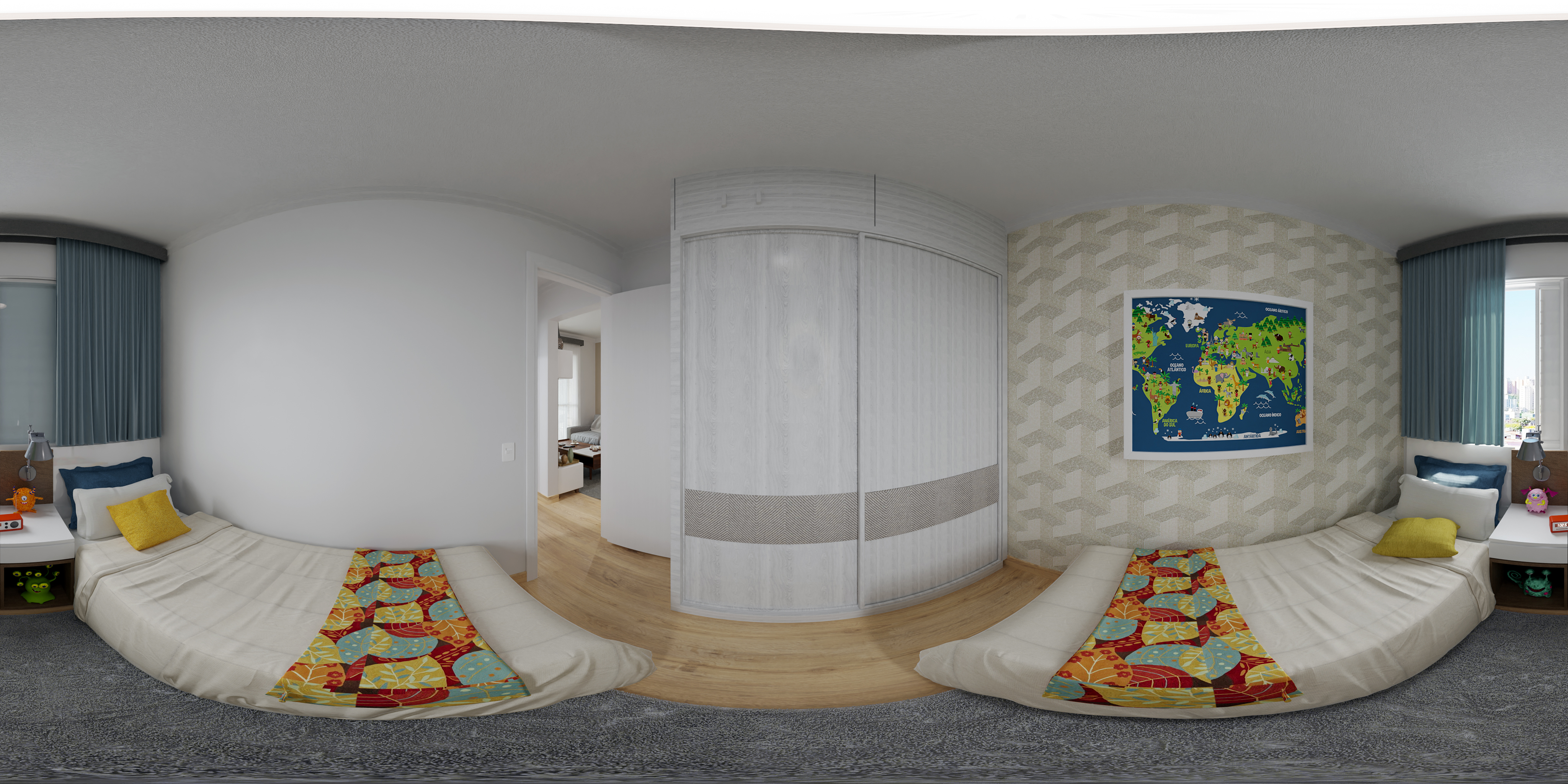 Apartamento A — vista 360° 11 — Advanced Taboão I