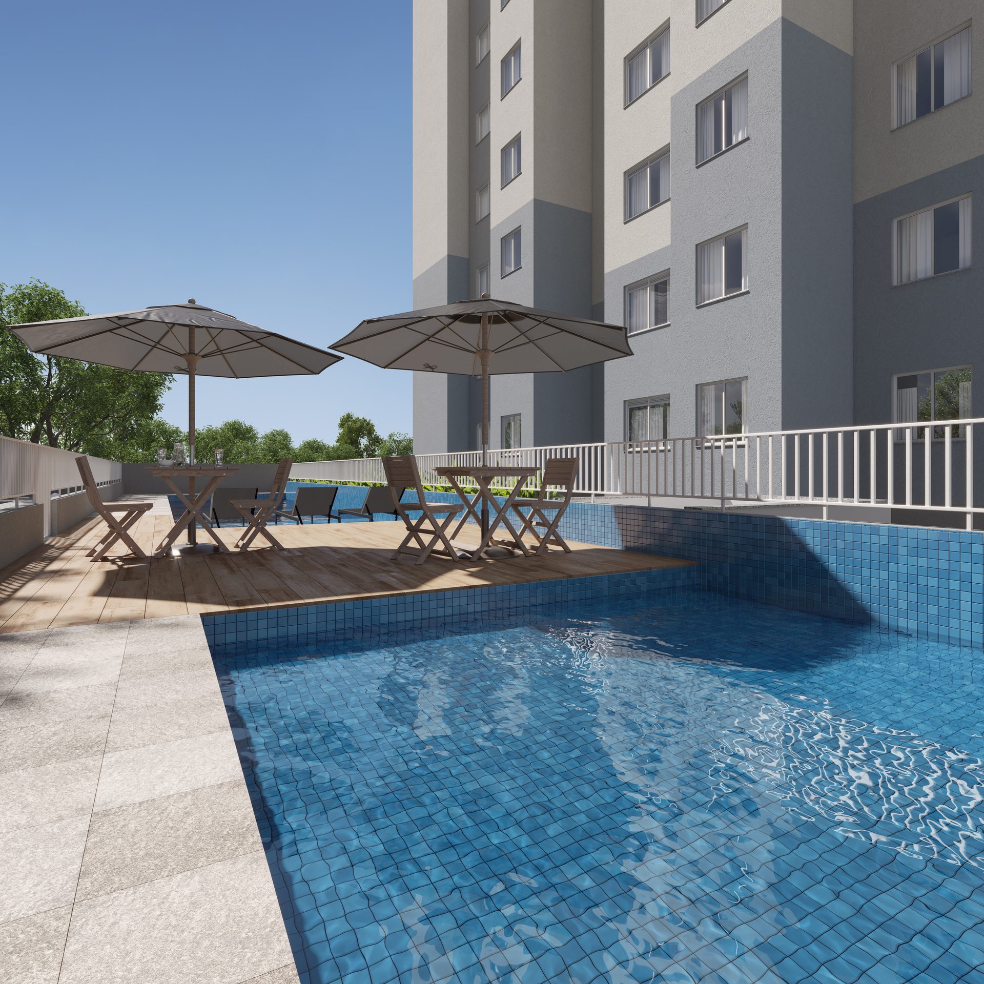 Solarium Home Club — Piscina — ângulo — Solarium Home Club