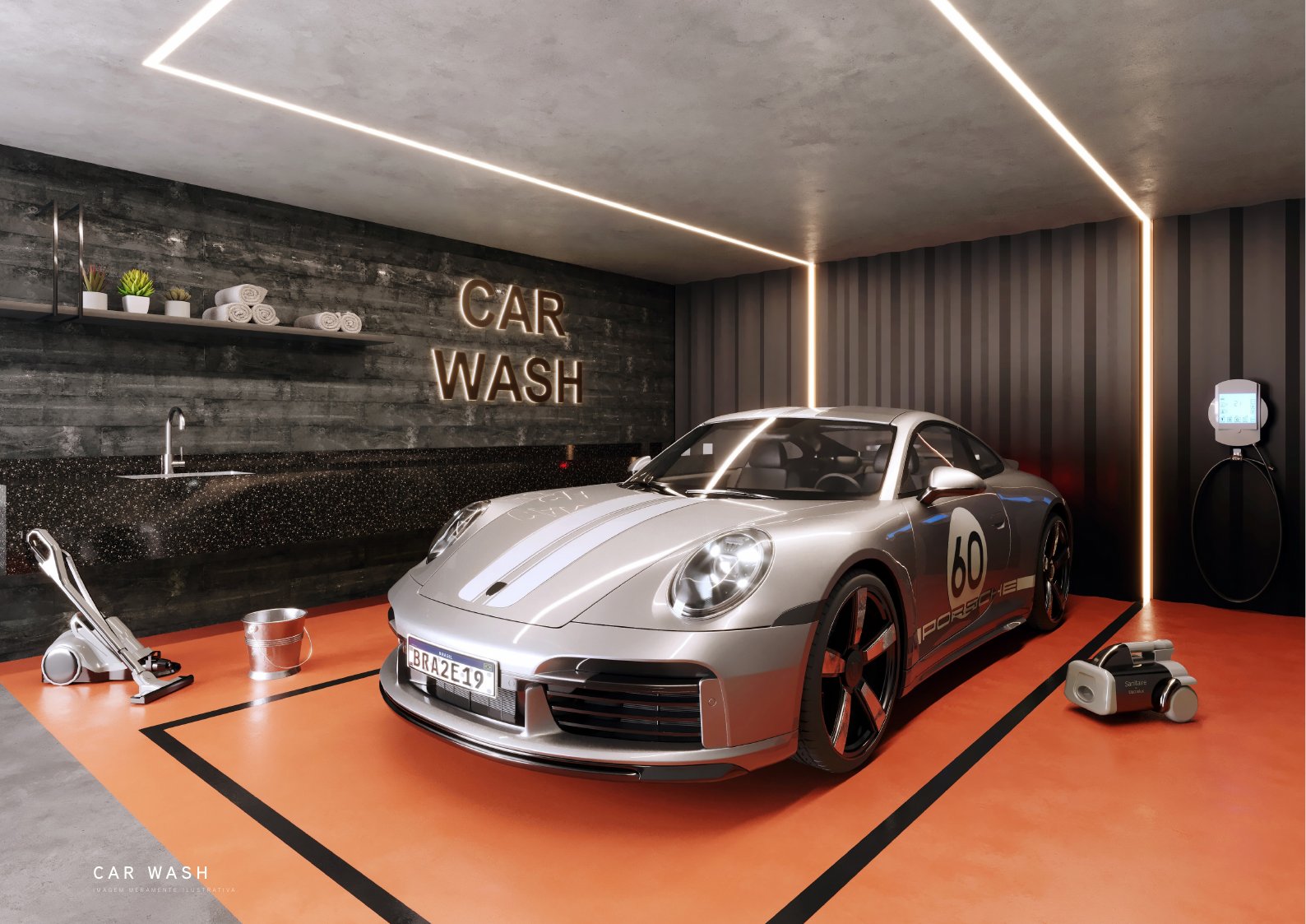Car wash — Eternity Residence