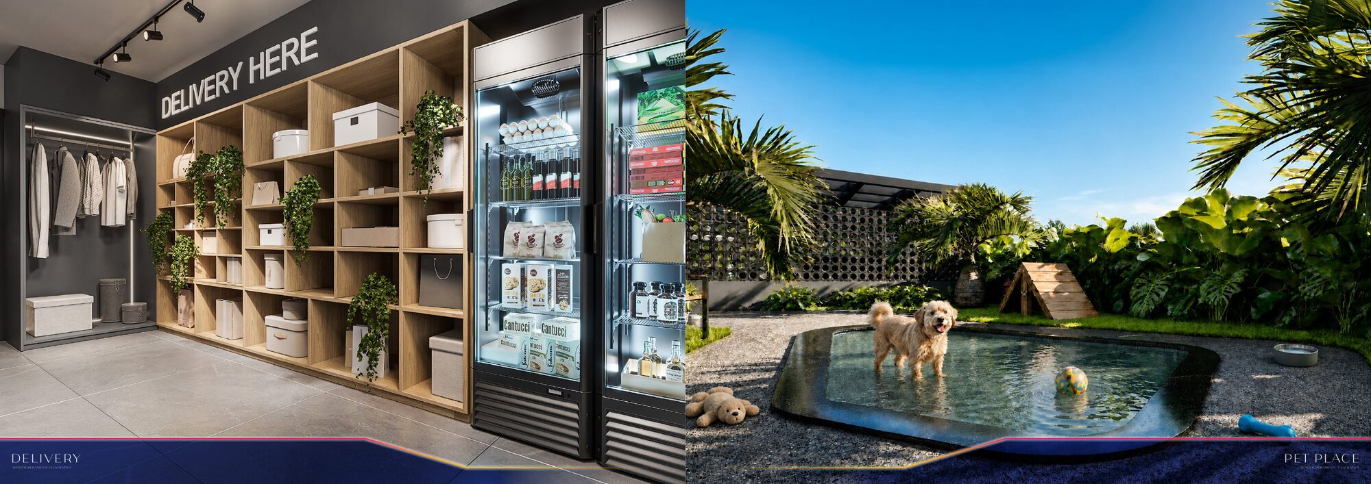 Mini market, delivery e Pet Place — DUO Stay Residence