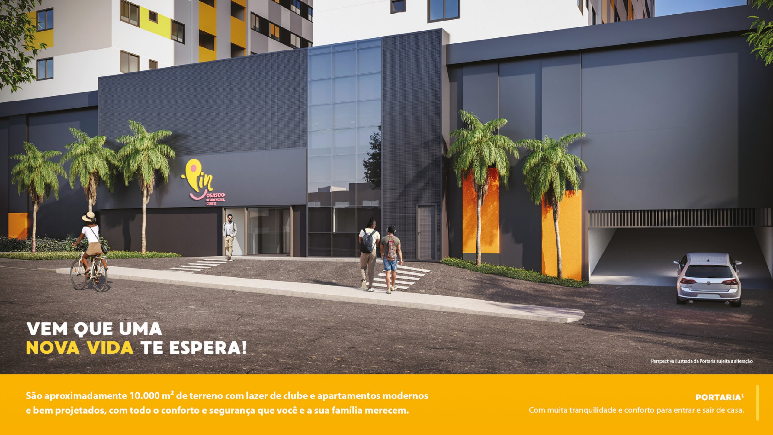 Fachada do PiN Osasco Residencial Clube