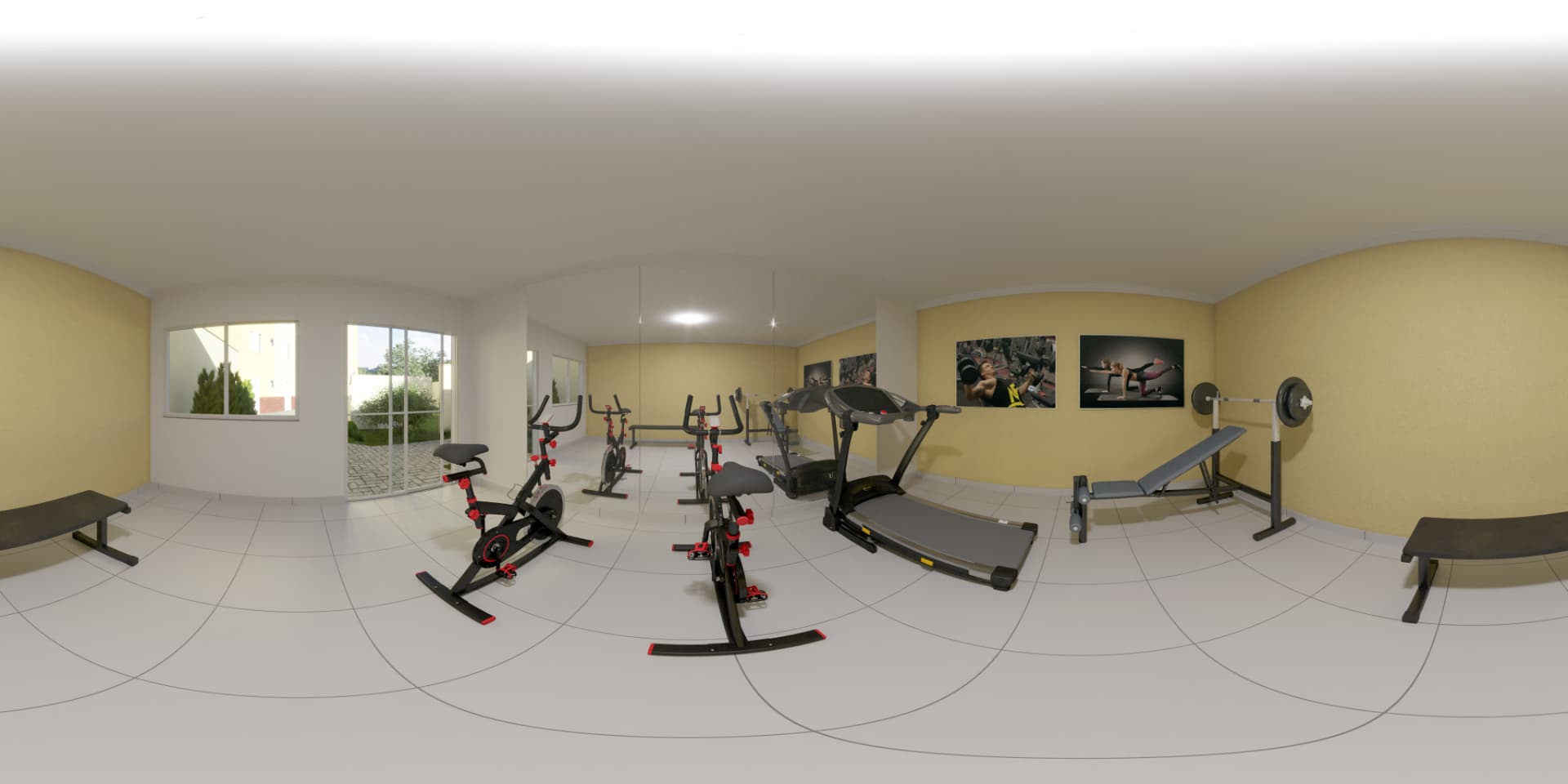 Academia — imagem 360° — Advanced Taboão I