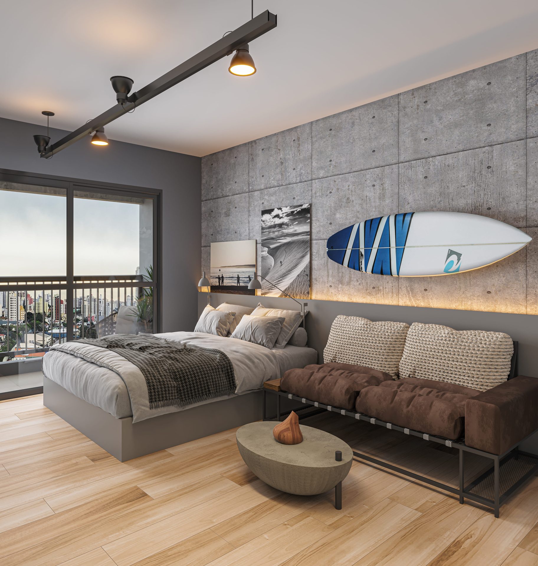 Planta de 26 m² — studio do Brás 120