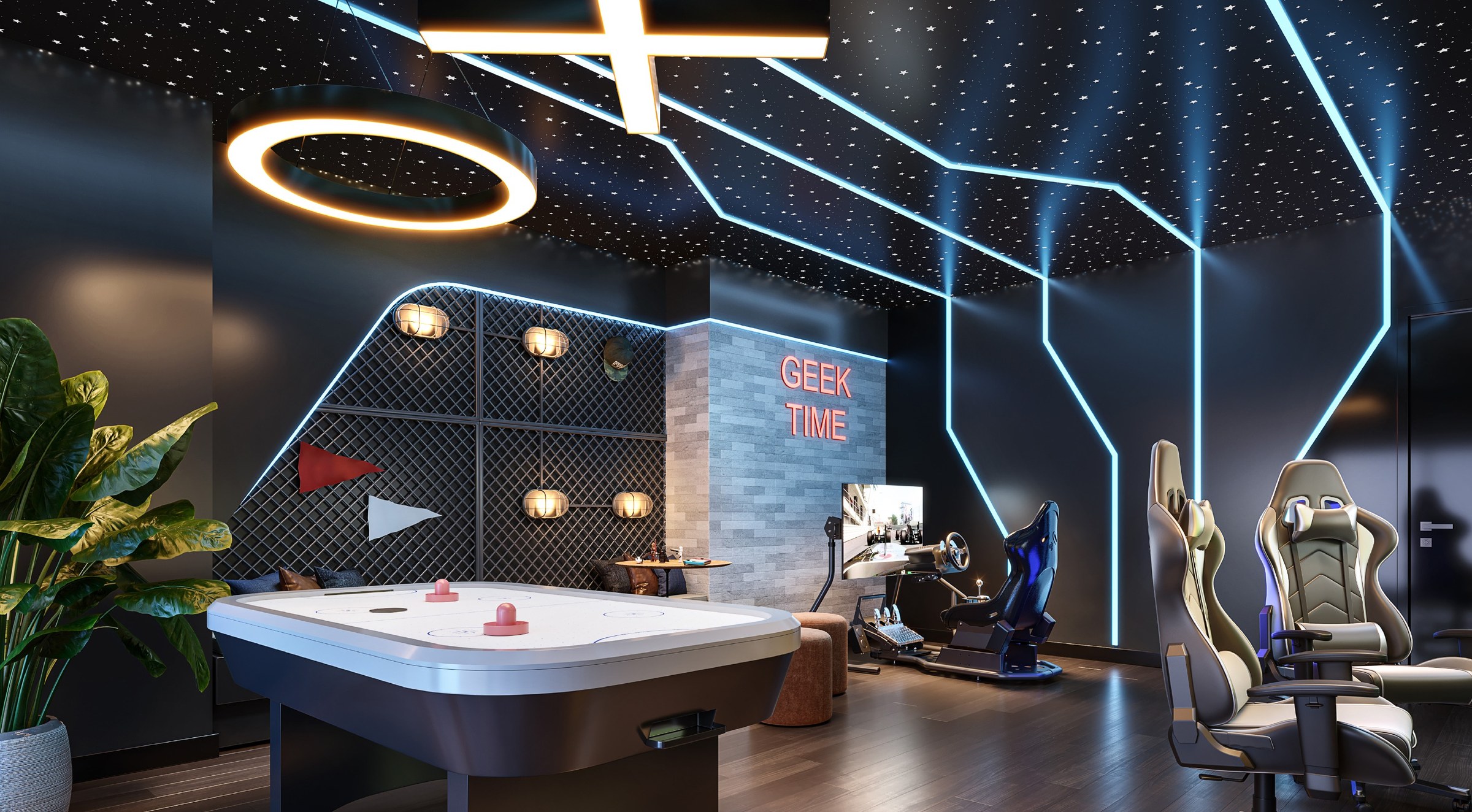 Espaço gamer — LIV Stay Residence