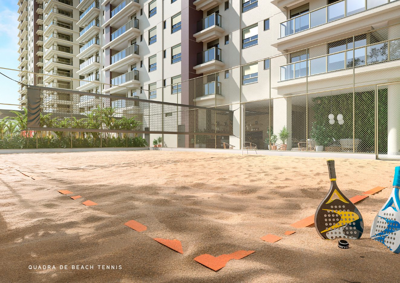 Quadra de beach tennis — Eternity Residence