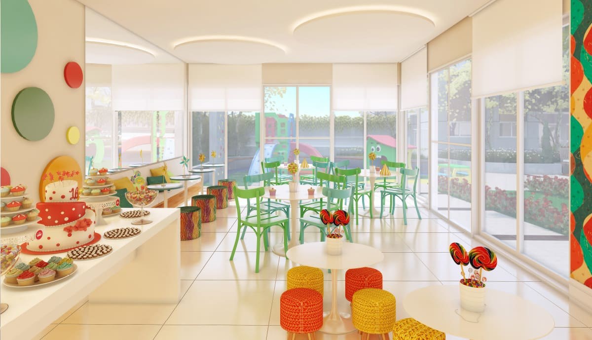 Salão de festas infantil — DeMAIS Bela Vista Residencial Clube