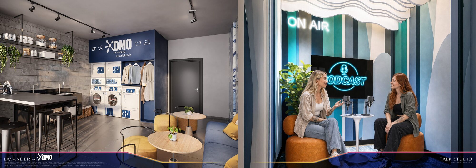 Lavanderia OMO e Talk Studio — DUO Stay Residence