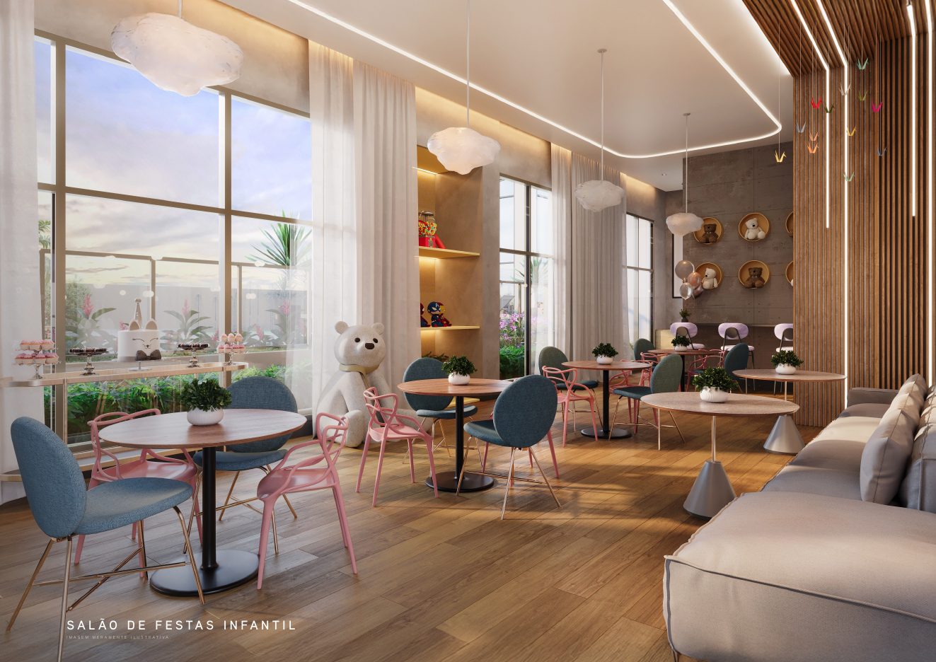 Salão de festas infantil — Eternity Residence