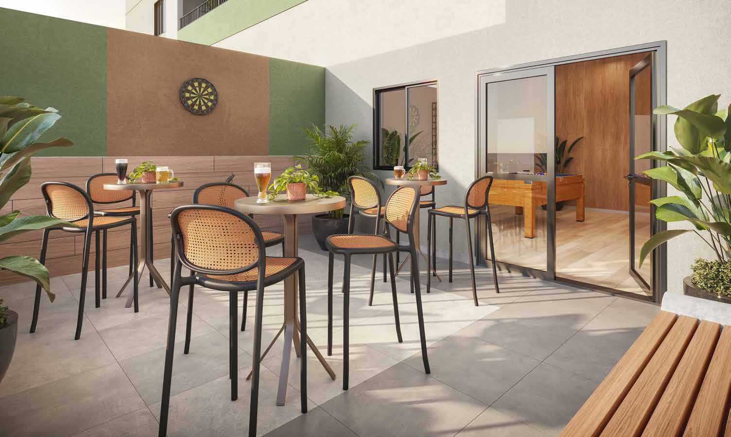 Sports bar externo — Residencial Momi by BP8