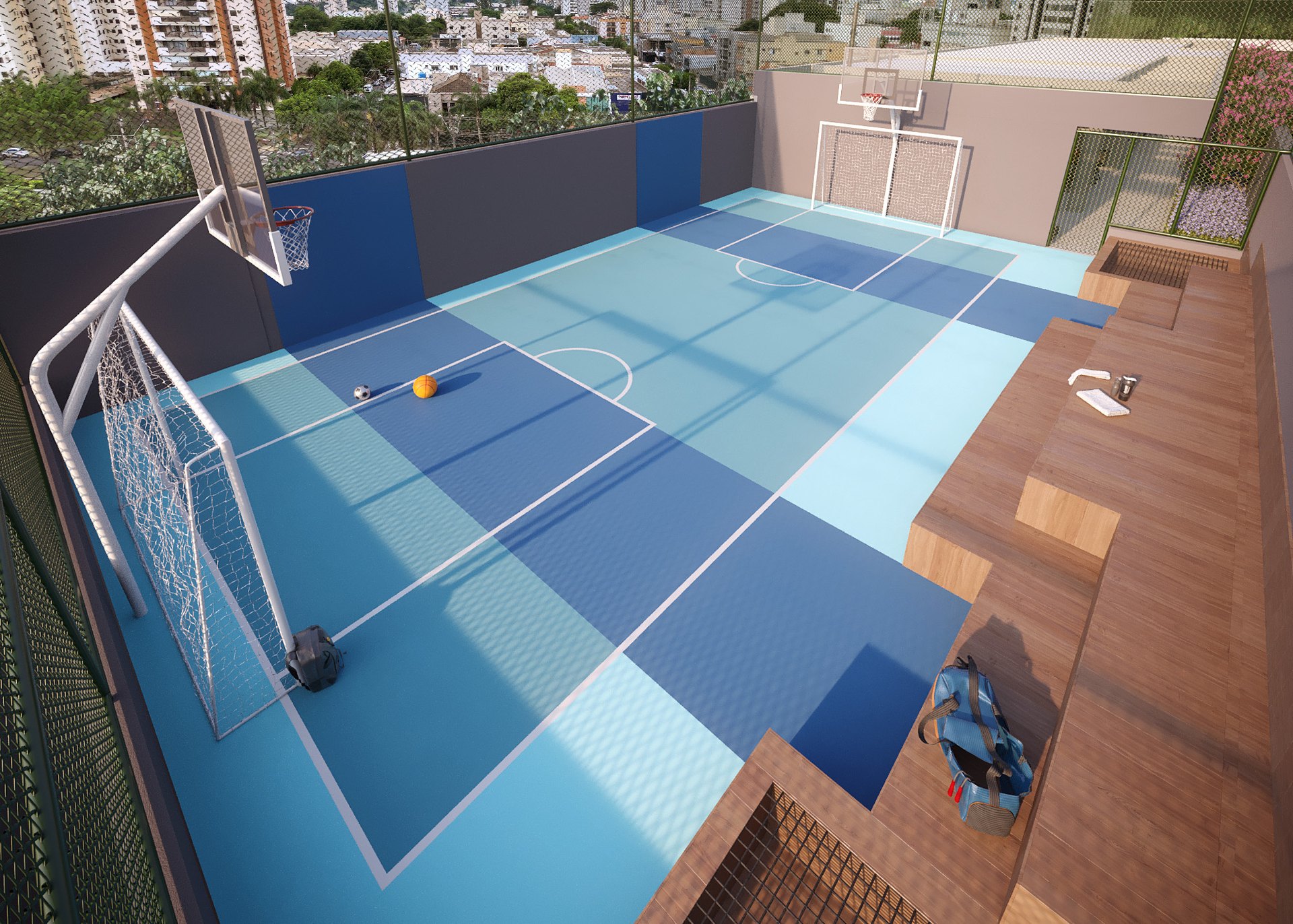 Quadra recreativa — Máxima Ares Altino