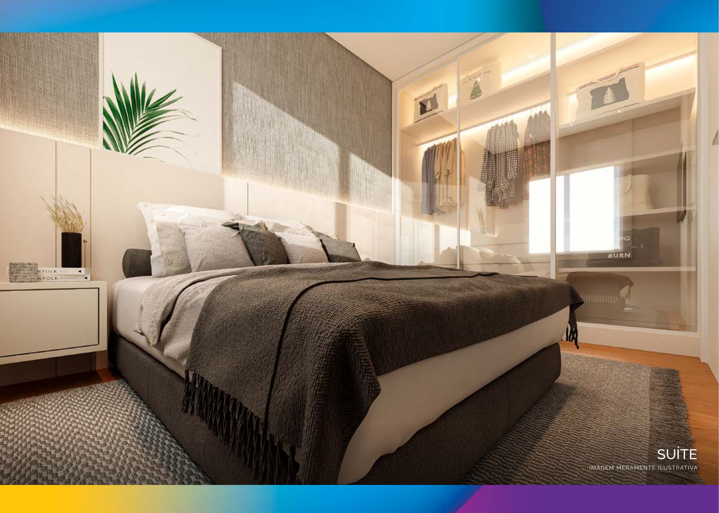Suíte decorada — Lumini Clube Residencial