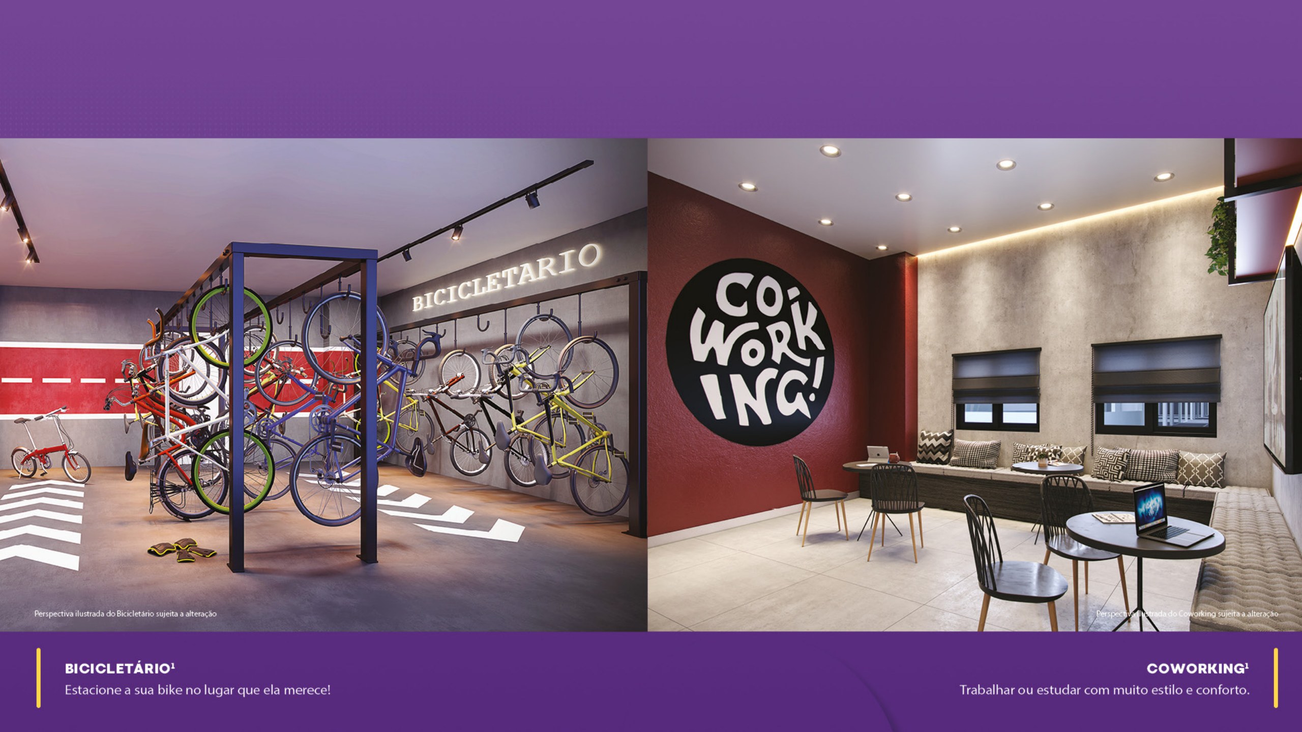 Bicicletário e coworking — PiN Osasco Residencial Clube