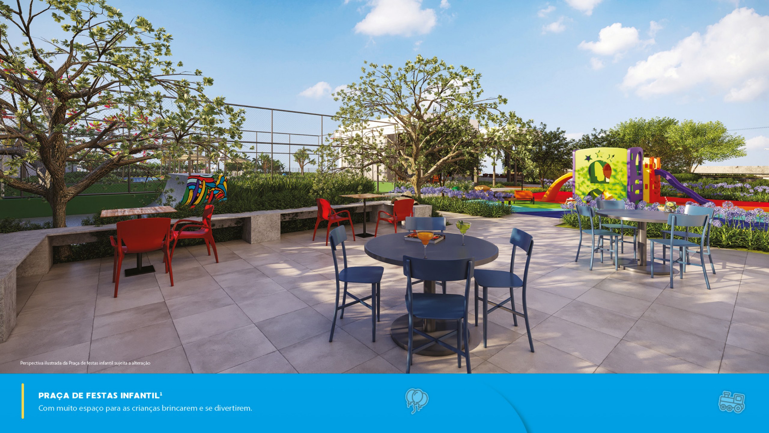 Praça de festas infantil — PiN Osasco Residencial Clube