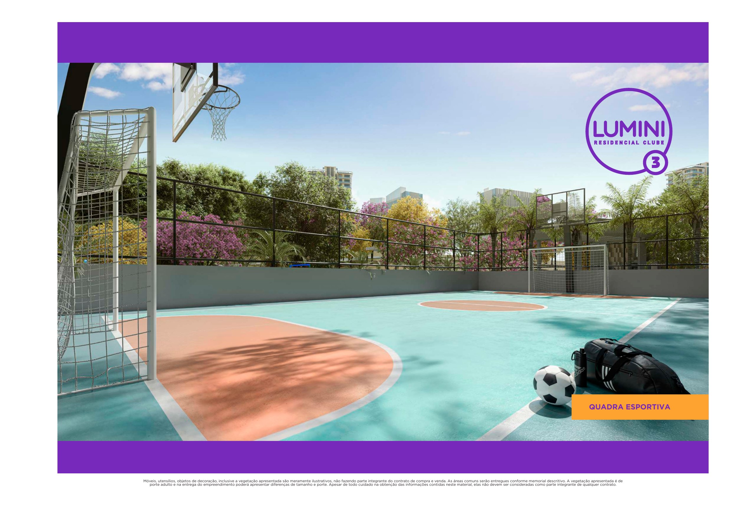 Quadra esportiva — Lumini 3 Residencial Clube
