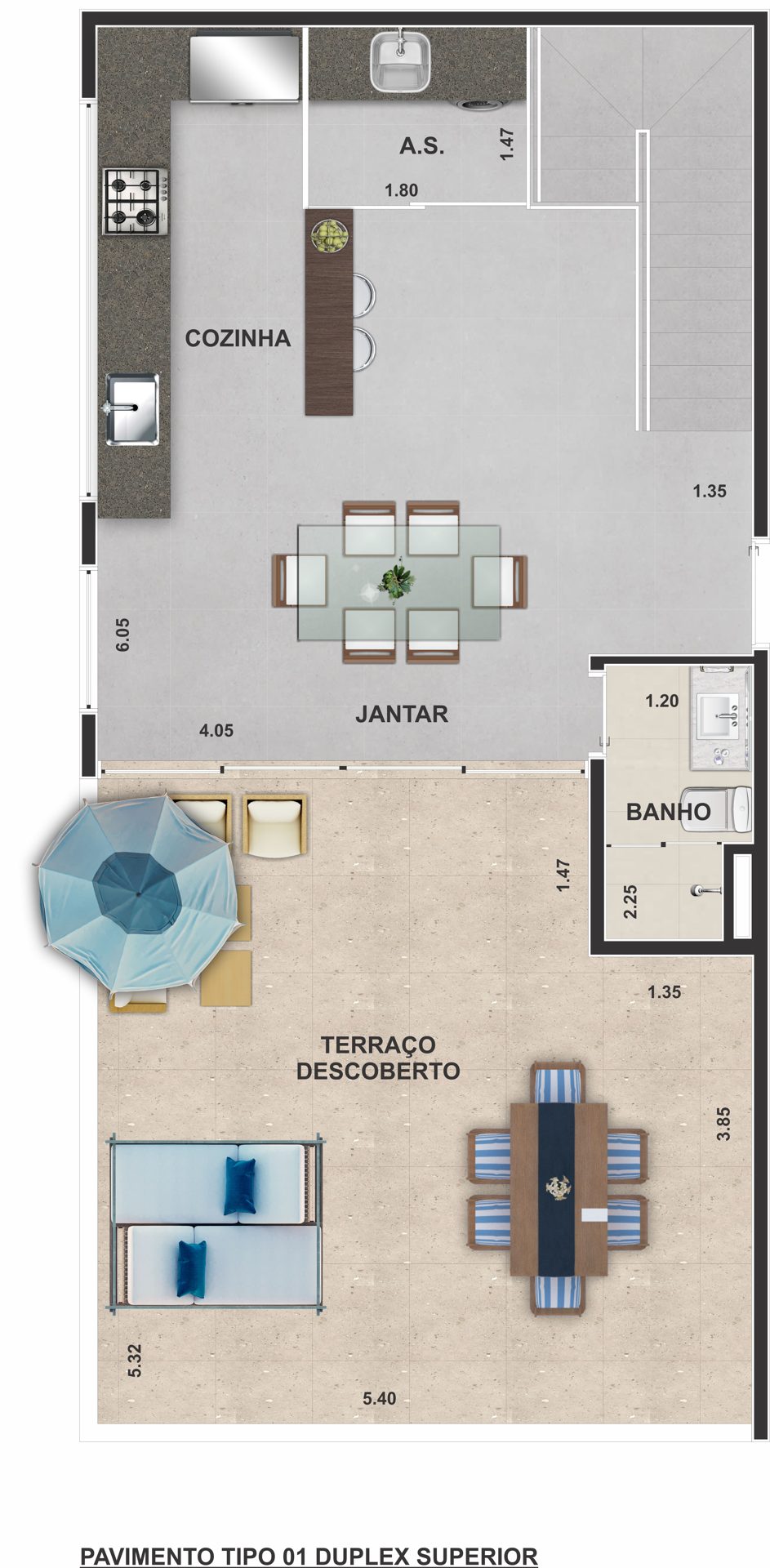 Planta de Planta 2 do Gran Parque