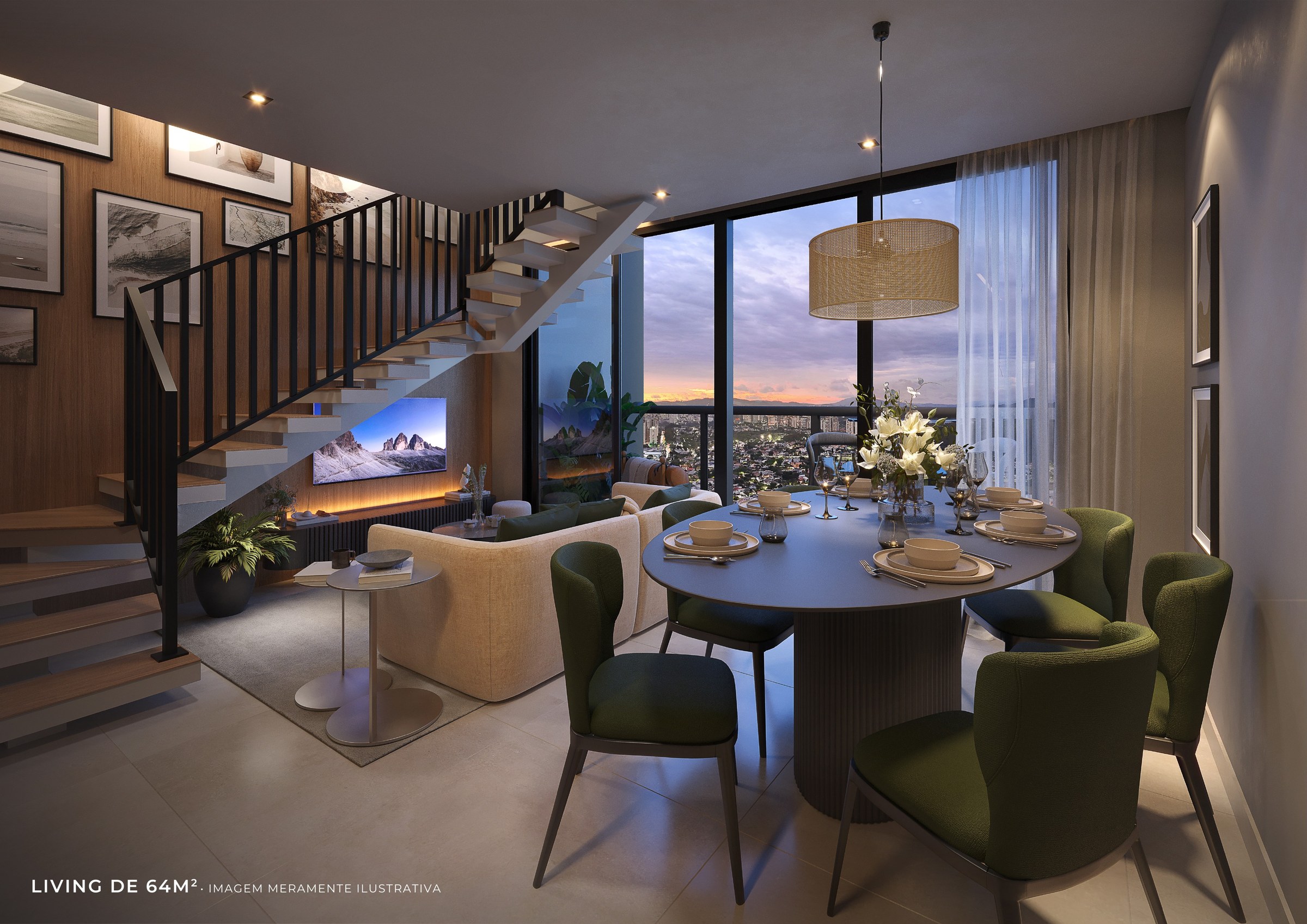 Duplex de 64 m² — LIV Stay Residence