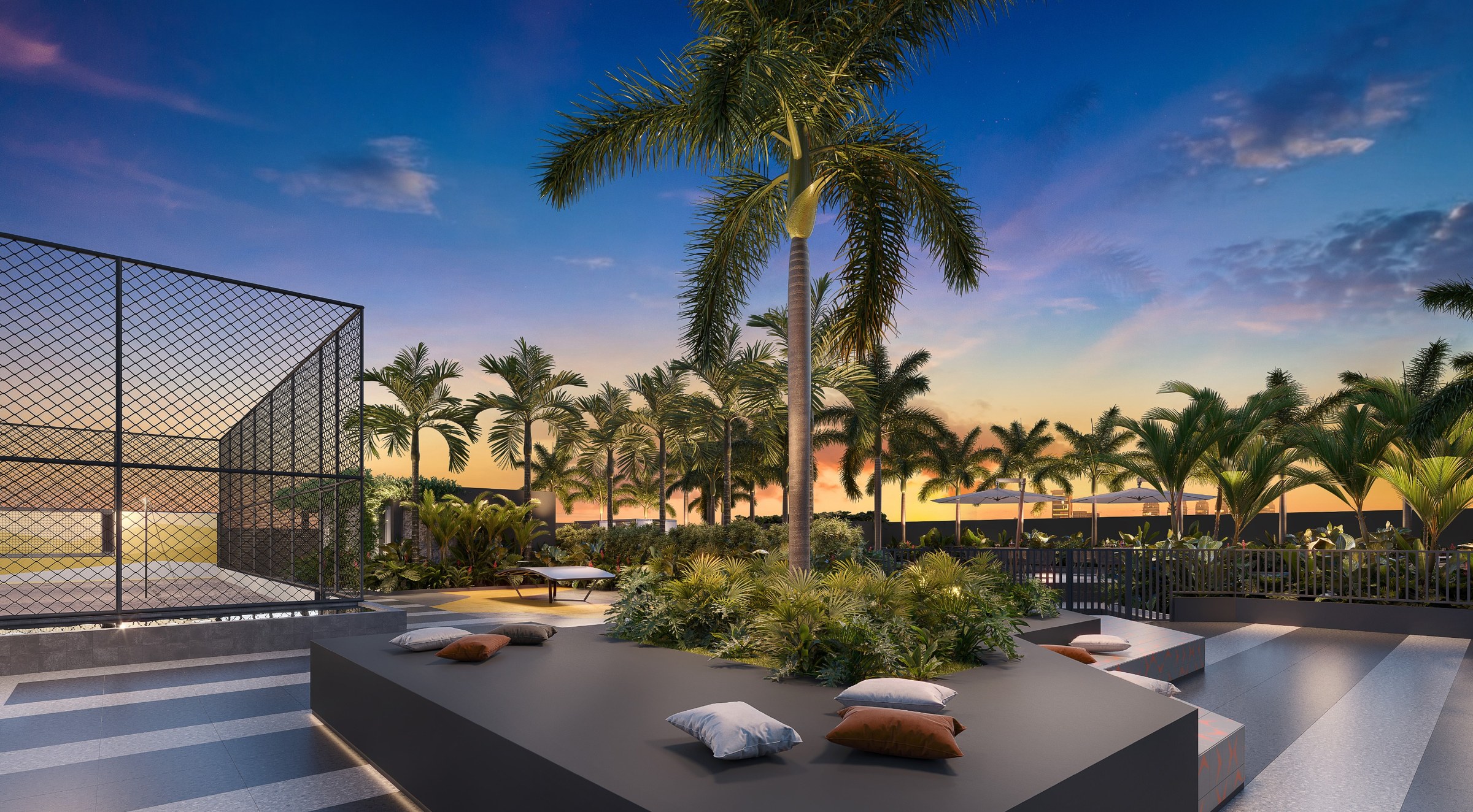 Praça das conexões — LIV Stay Residence