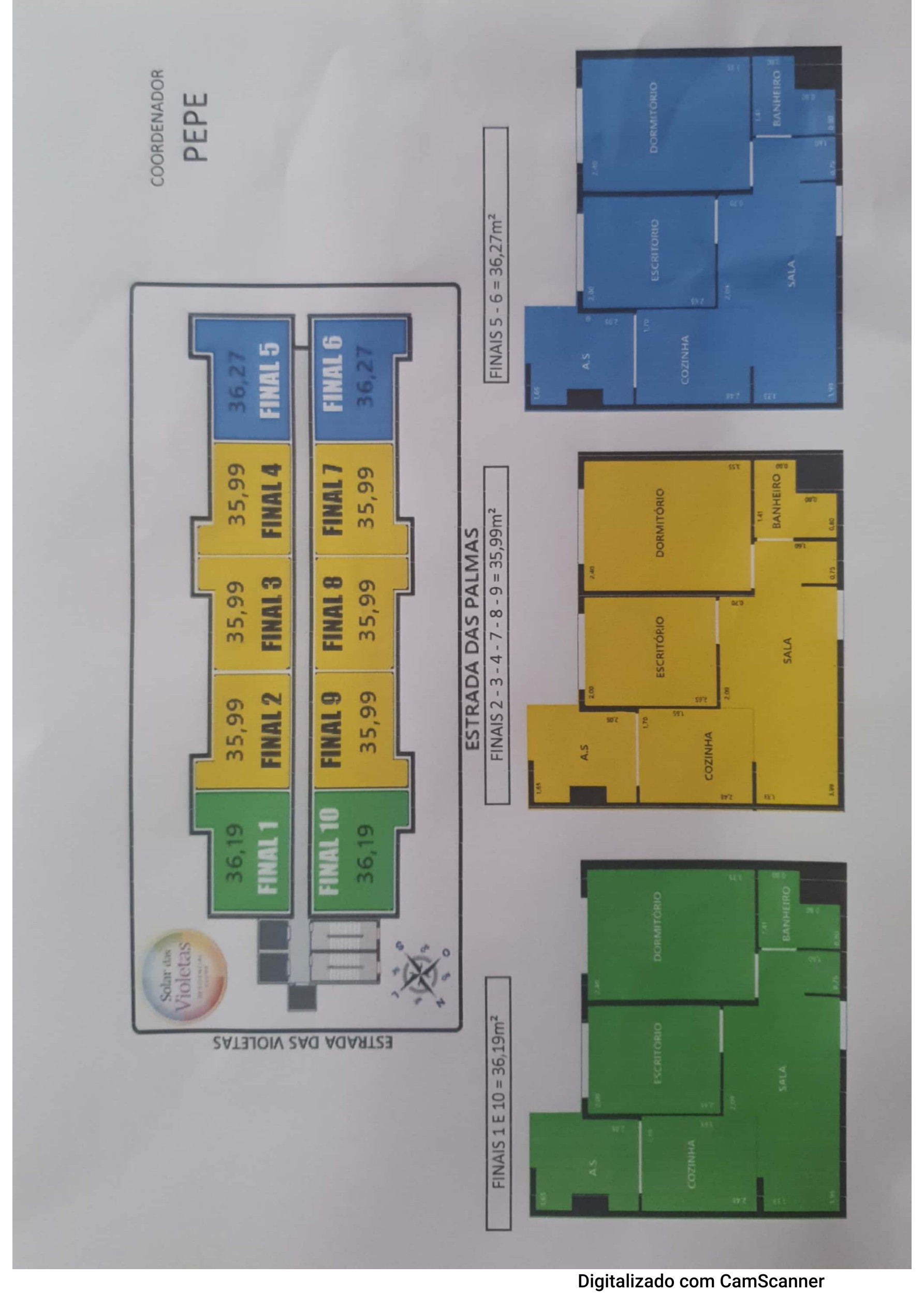 Implantação técnica — Solar das Violetas Residencial Clube