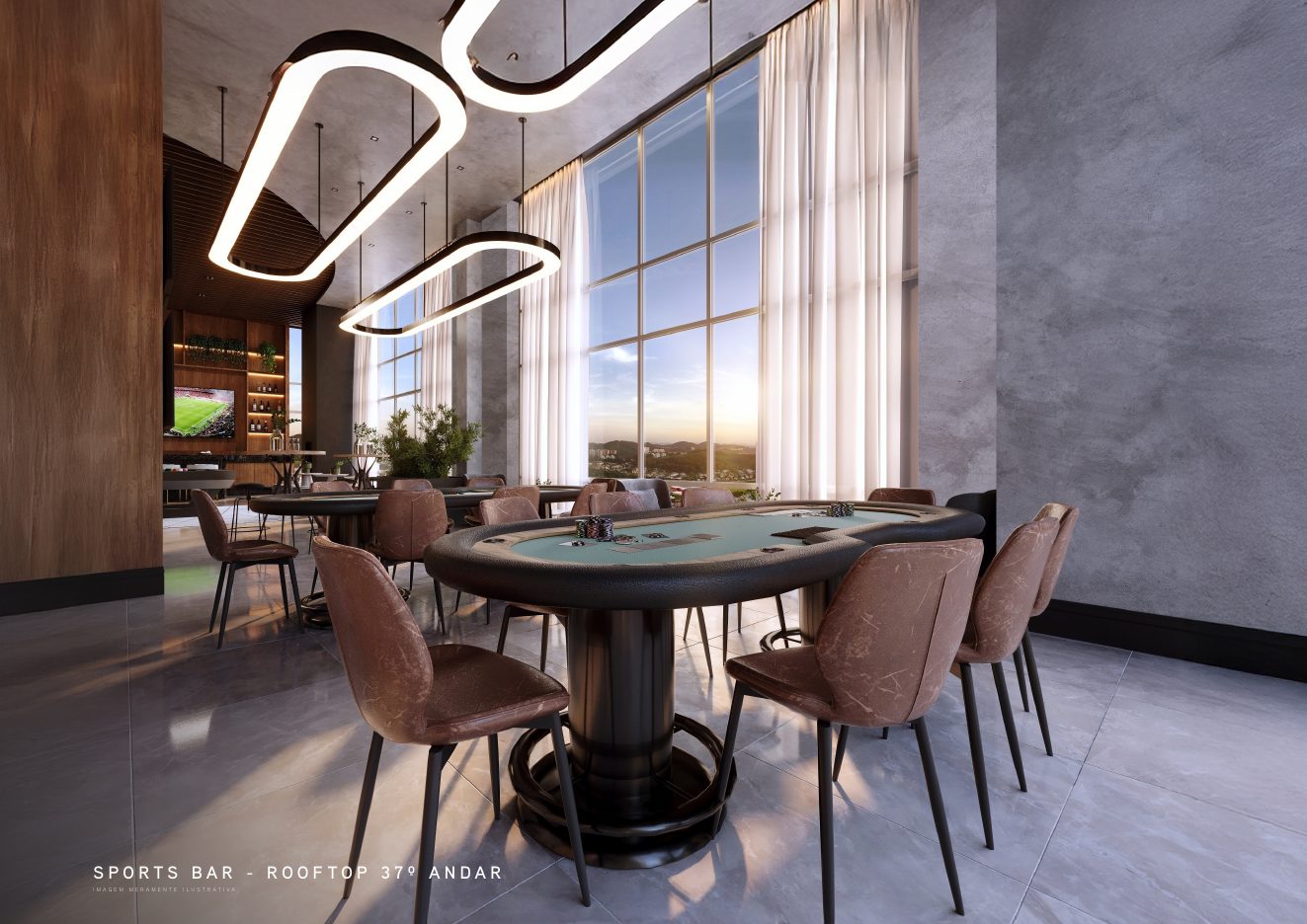Sports bar — Eternity Residence