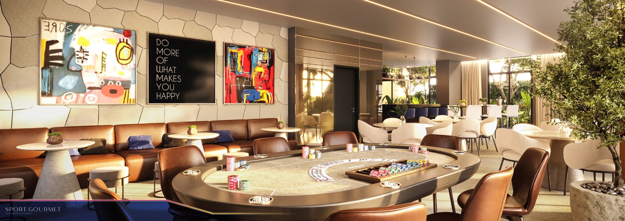 Lounge e Sport Gourmet — DUO Stay Residence