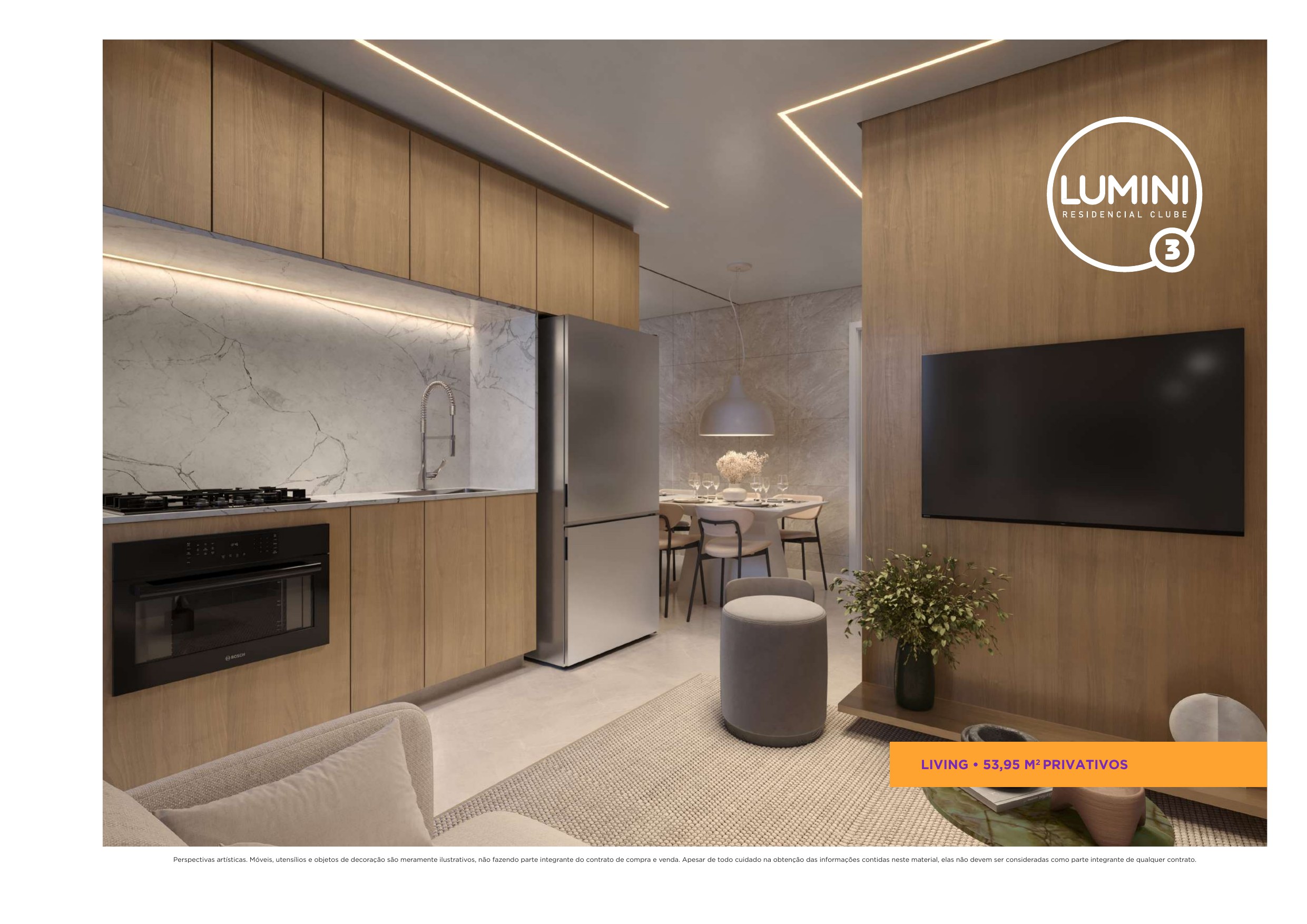 Cozinha decorada — Lumini 3 Residencial Clube