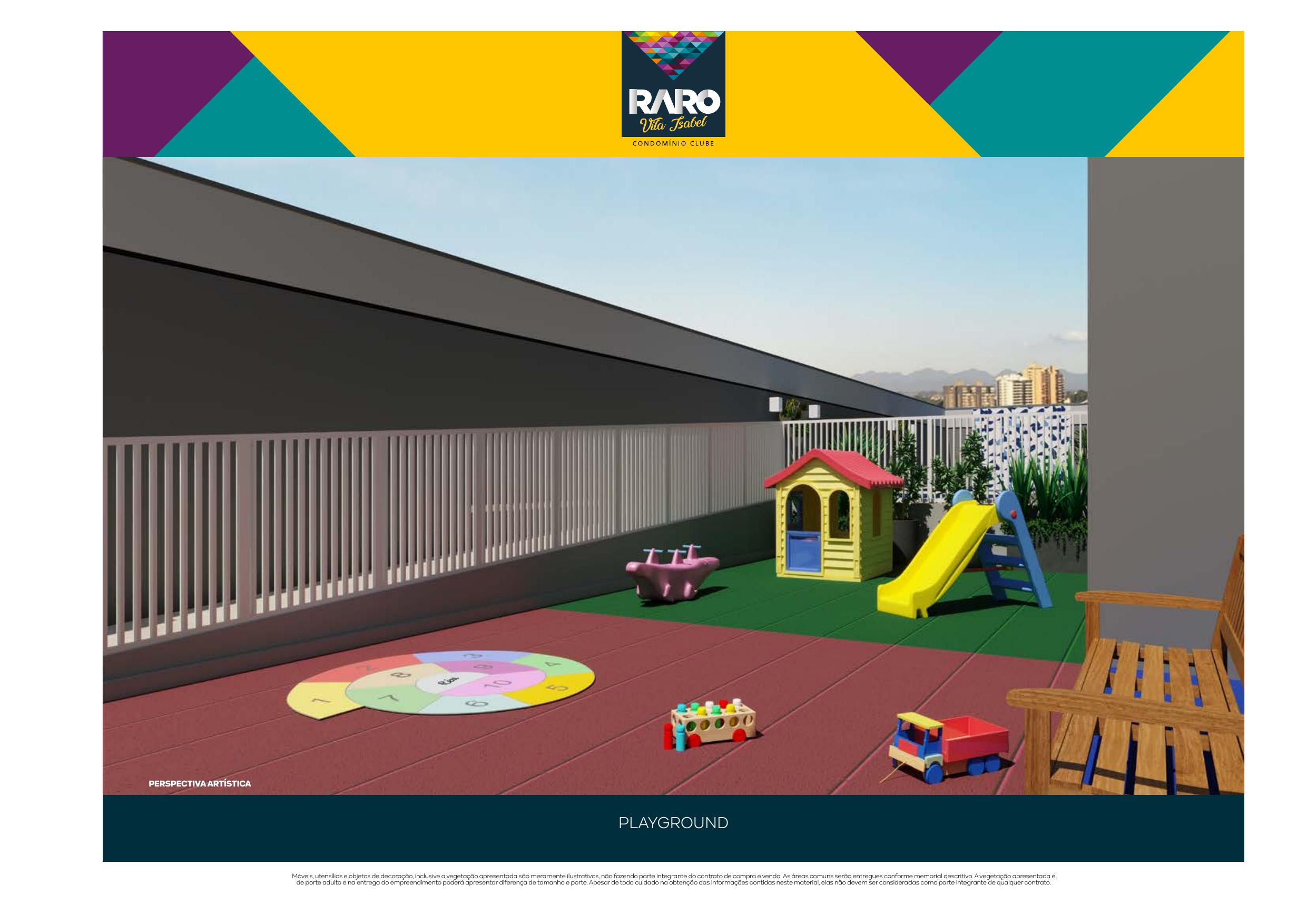 Playground — RARO Vila Isabel Condomínio Clube