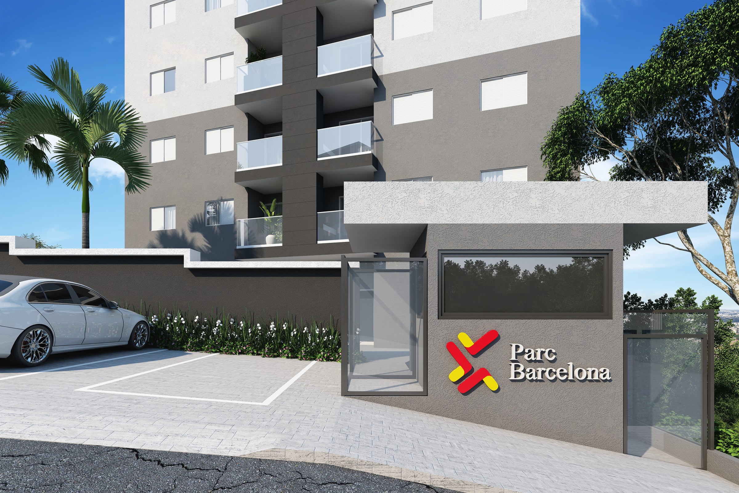 Parc Barcelona Rea Comum Portaria 56Hjdi — Parc Barcelona