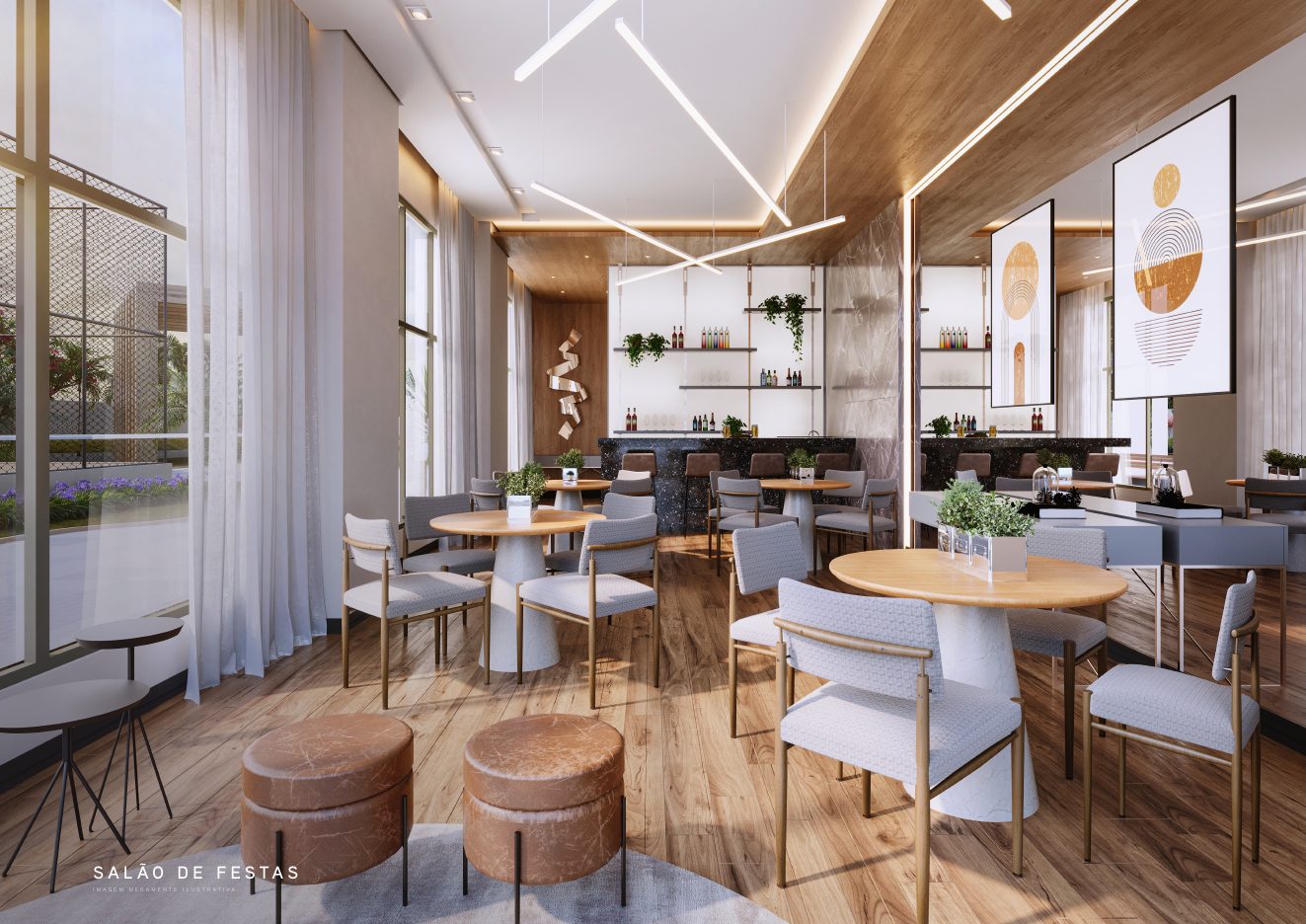 Salão de festas — Eternity Residence
