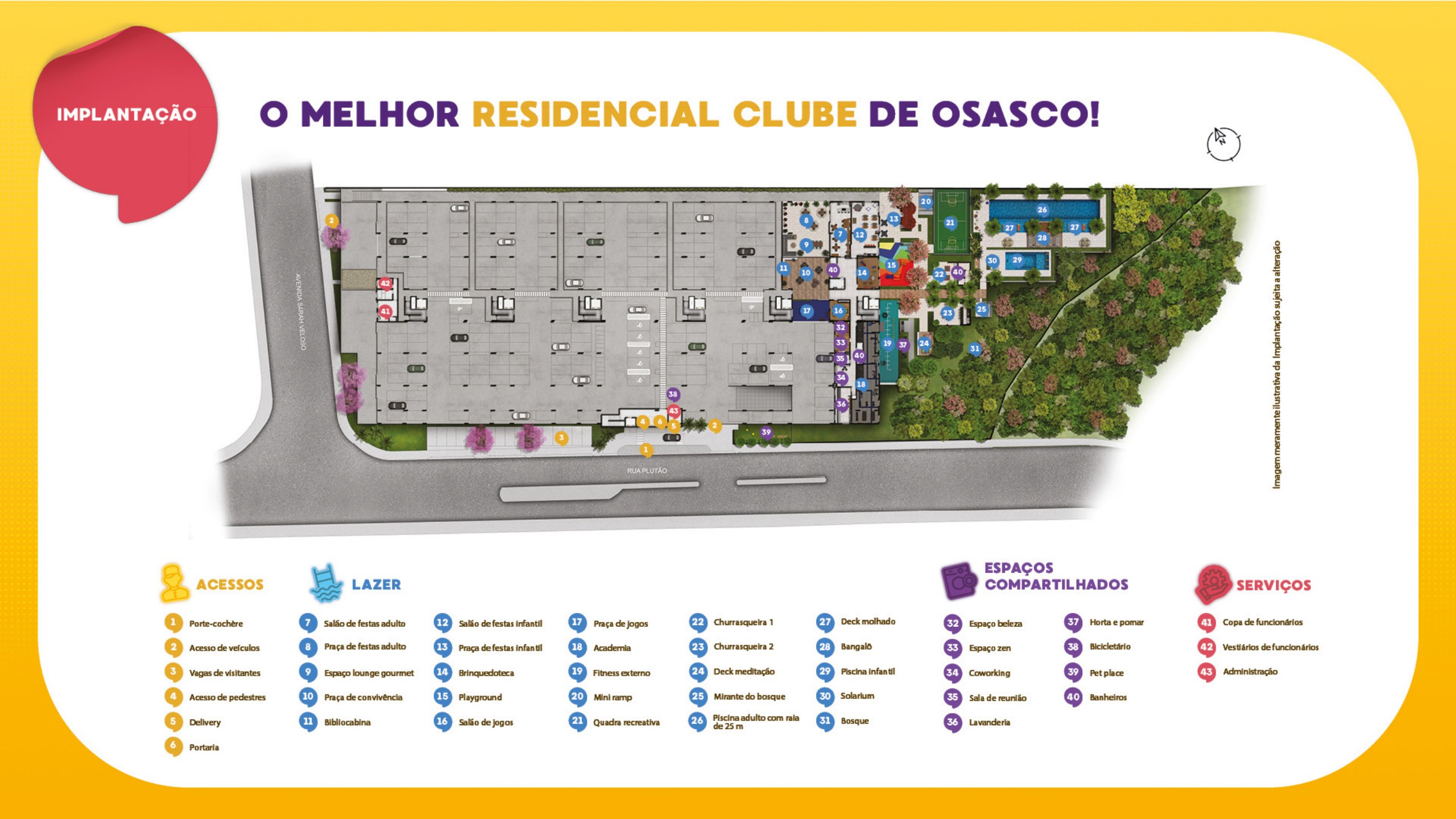 Implantação — PiN Osasco Residencial Clube