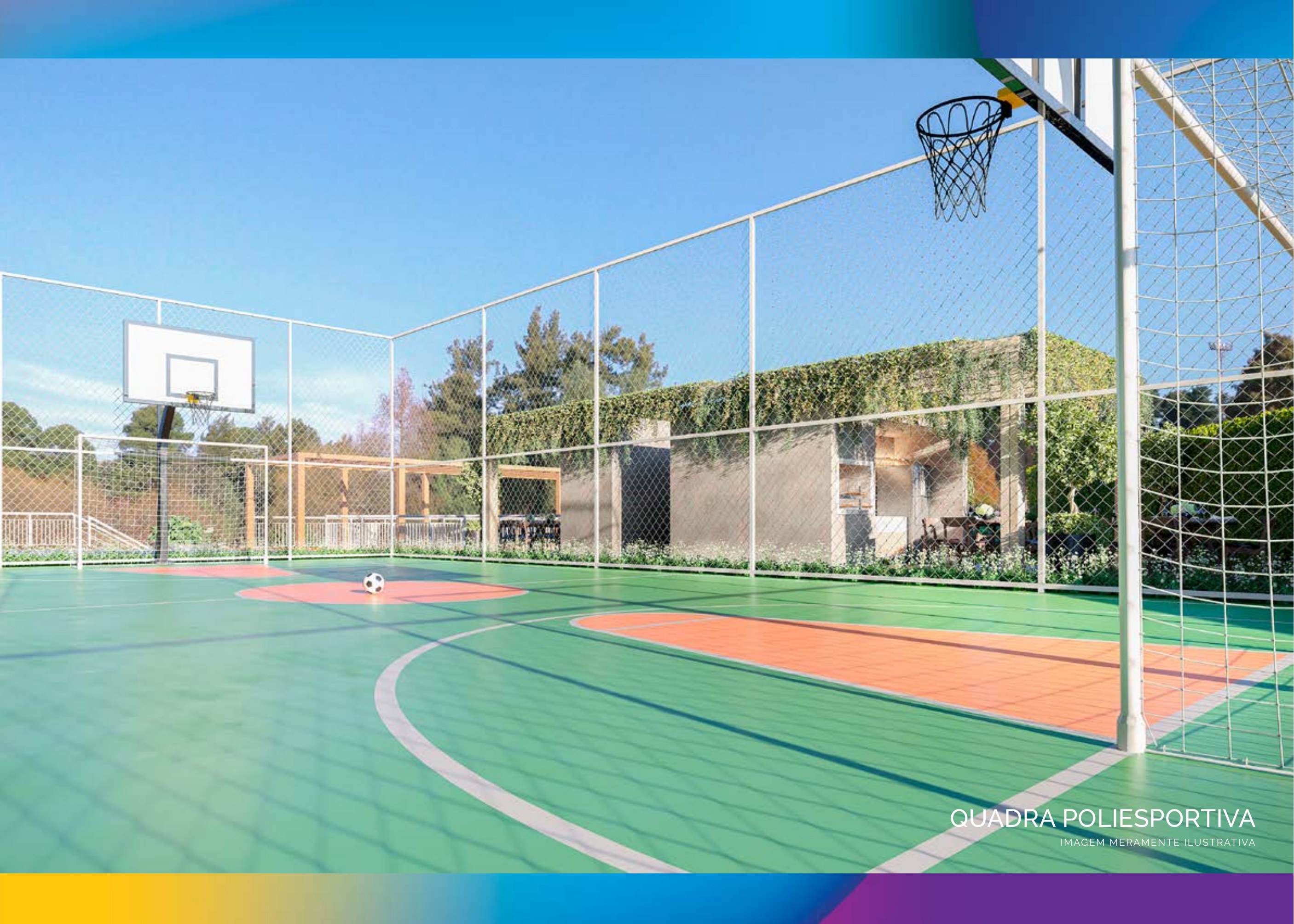 Quadra poliesportiva — Lumini Clube Residencial