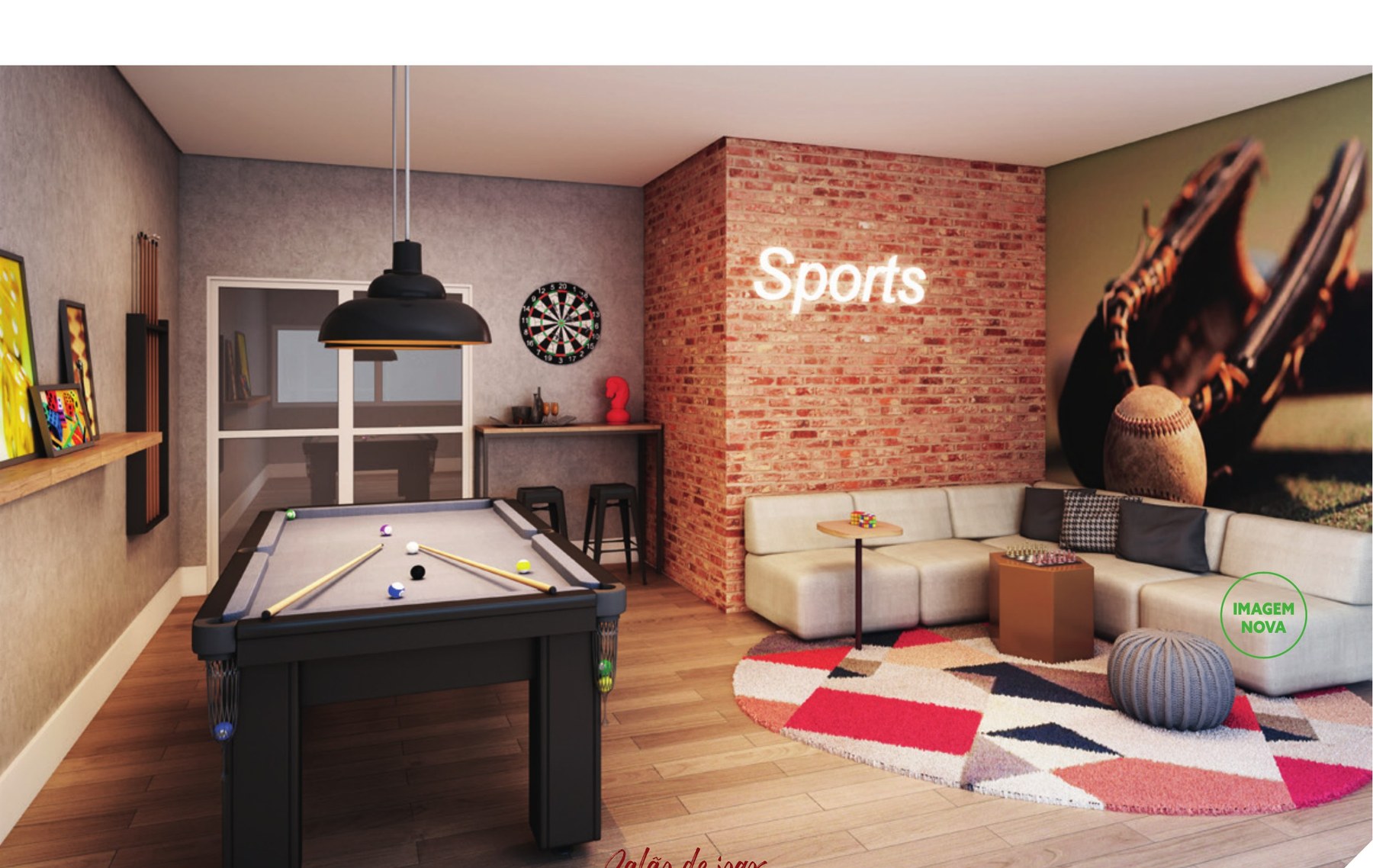 Sala de jogos — Specialle Residencial Barueri