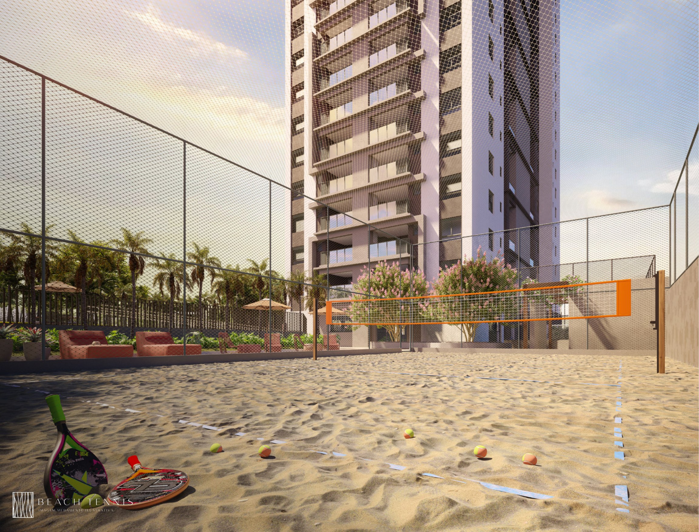 Beach tennis — Symmetry Residence
