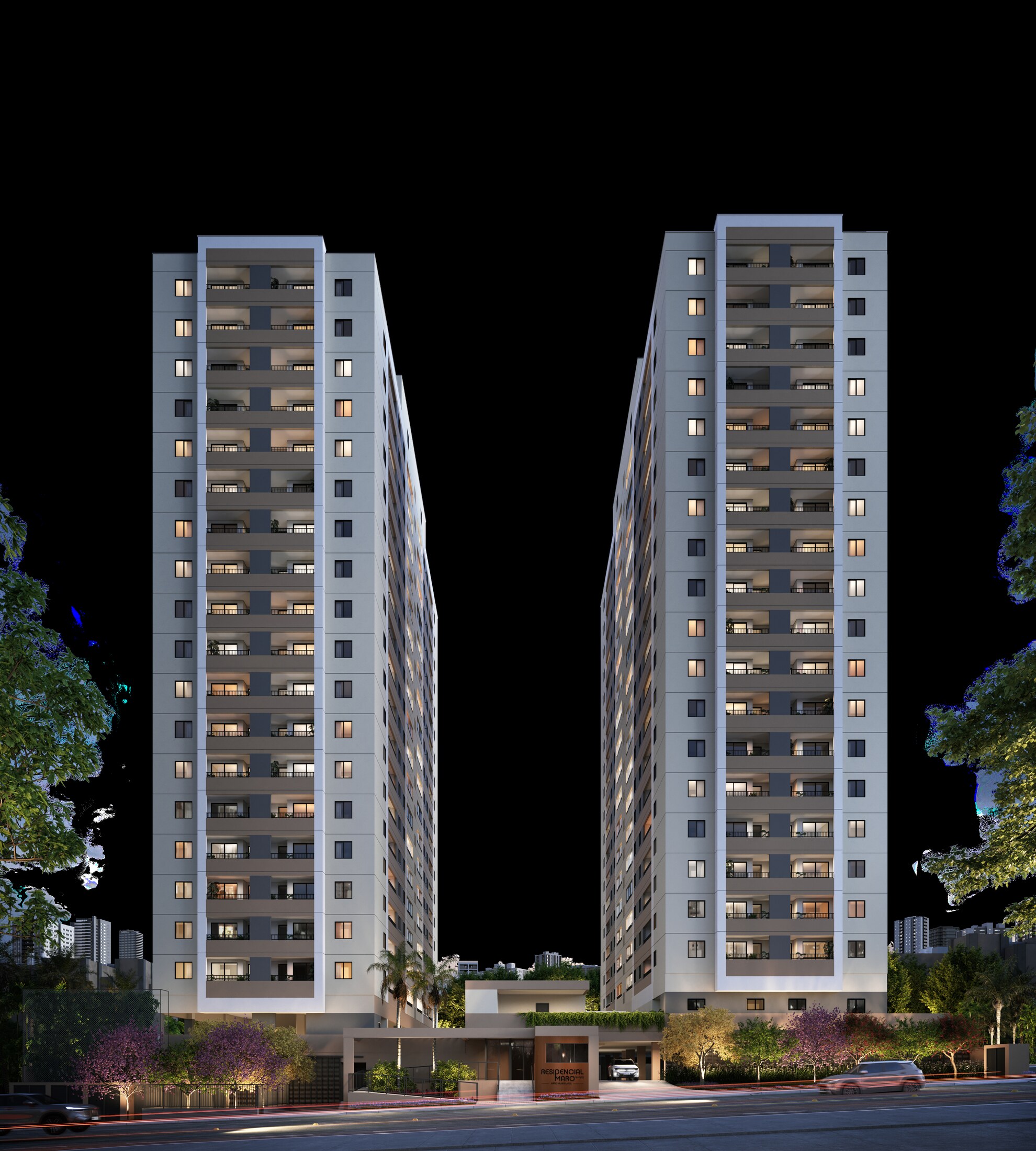 Fachada do Residencial Maro by BP8